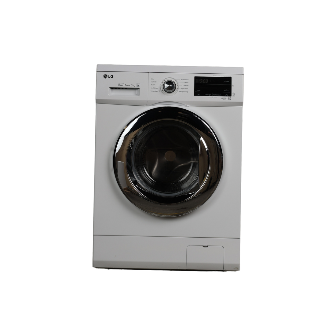 Lave-Linge Hublot 8 kg Reconditionné LG F84M22WH : vue de face
