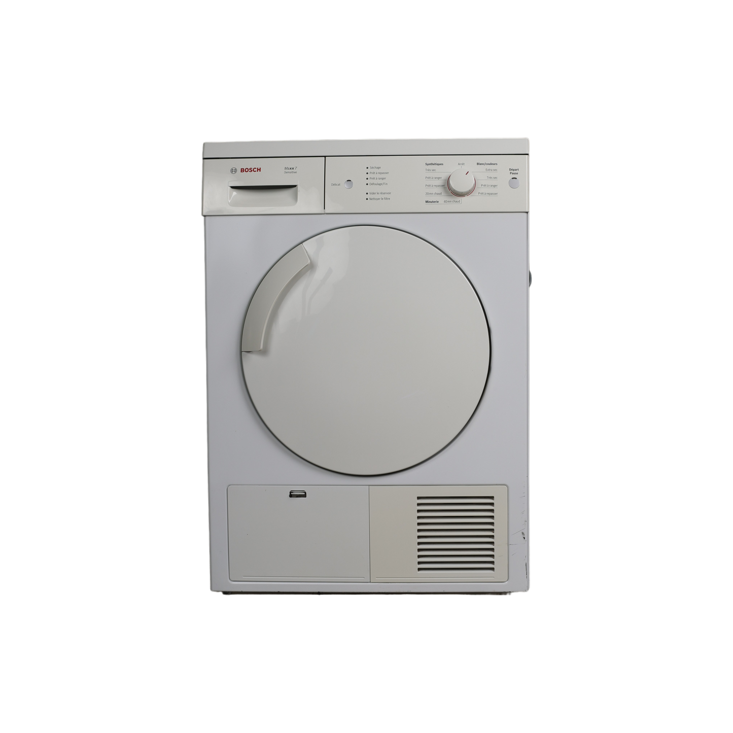 Seche-Linge Condensation 7 kg Reconditionné BOSCH WTE84101FR : vue de face