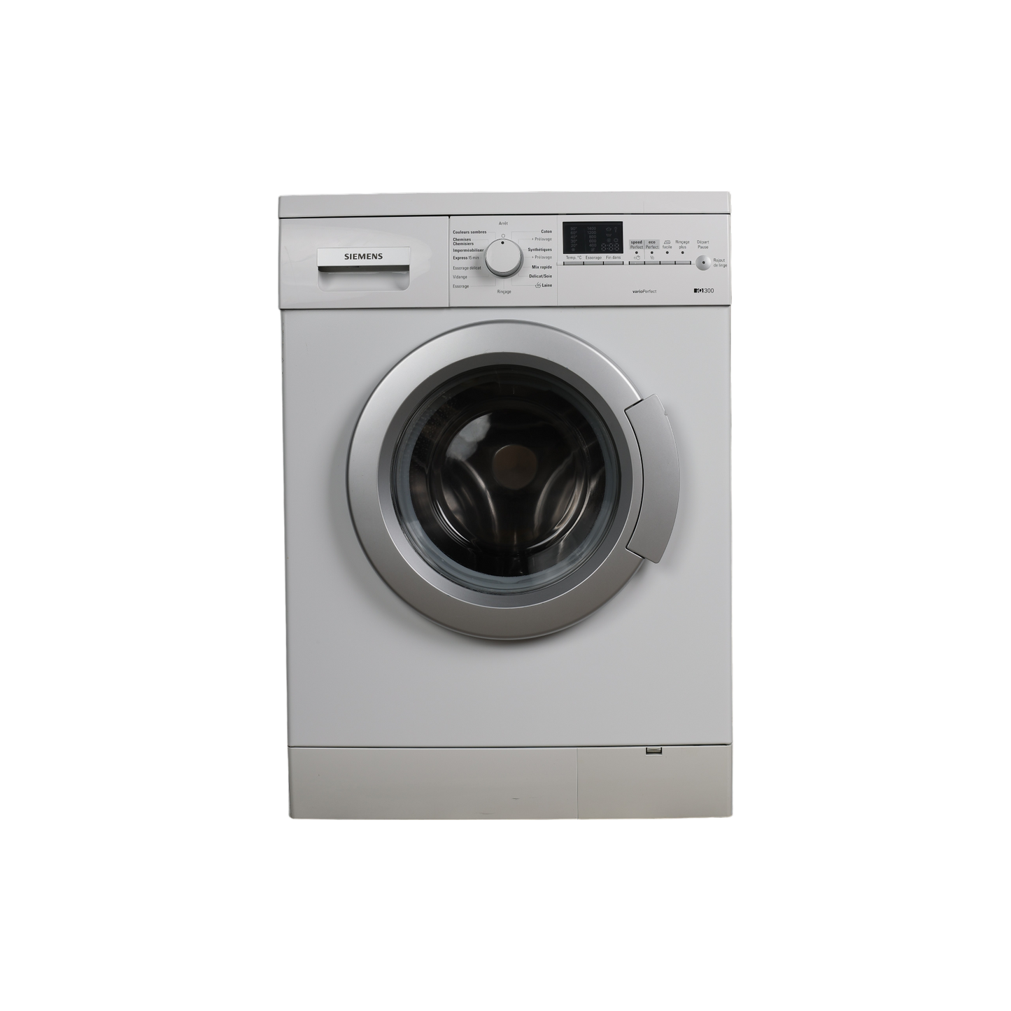 Lave-Linge Hublot 7 kg Reconditionné SIEMENS WM14E461FF : vue de face