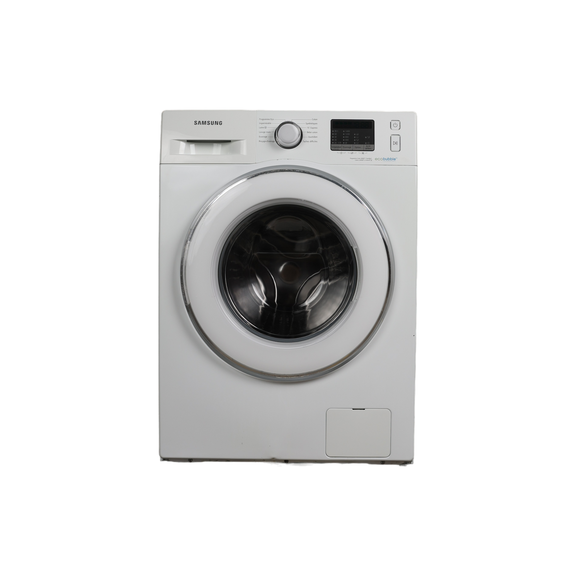 Lave-Linge Hublot 8 kg Reconditionné SAMSUNG WF80F5EDW4W : vue de face