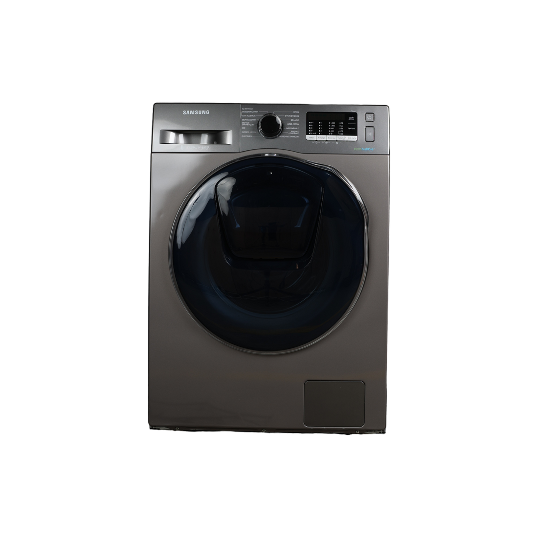 Lave-Linge Sechant 8 kg Reconditionné SAMSUNG WD80K5B10OX : vue de face