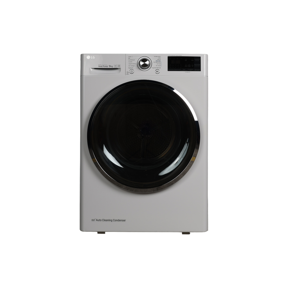 Seche-Linge Pompe À Chaleur 9 kg Reconditionné LG RH9052WH : vue de face