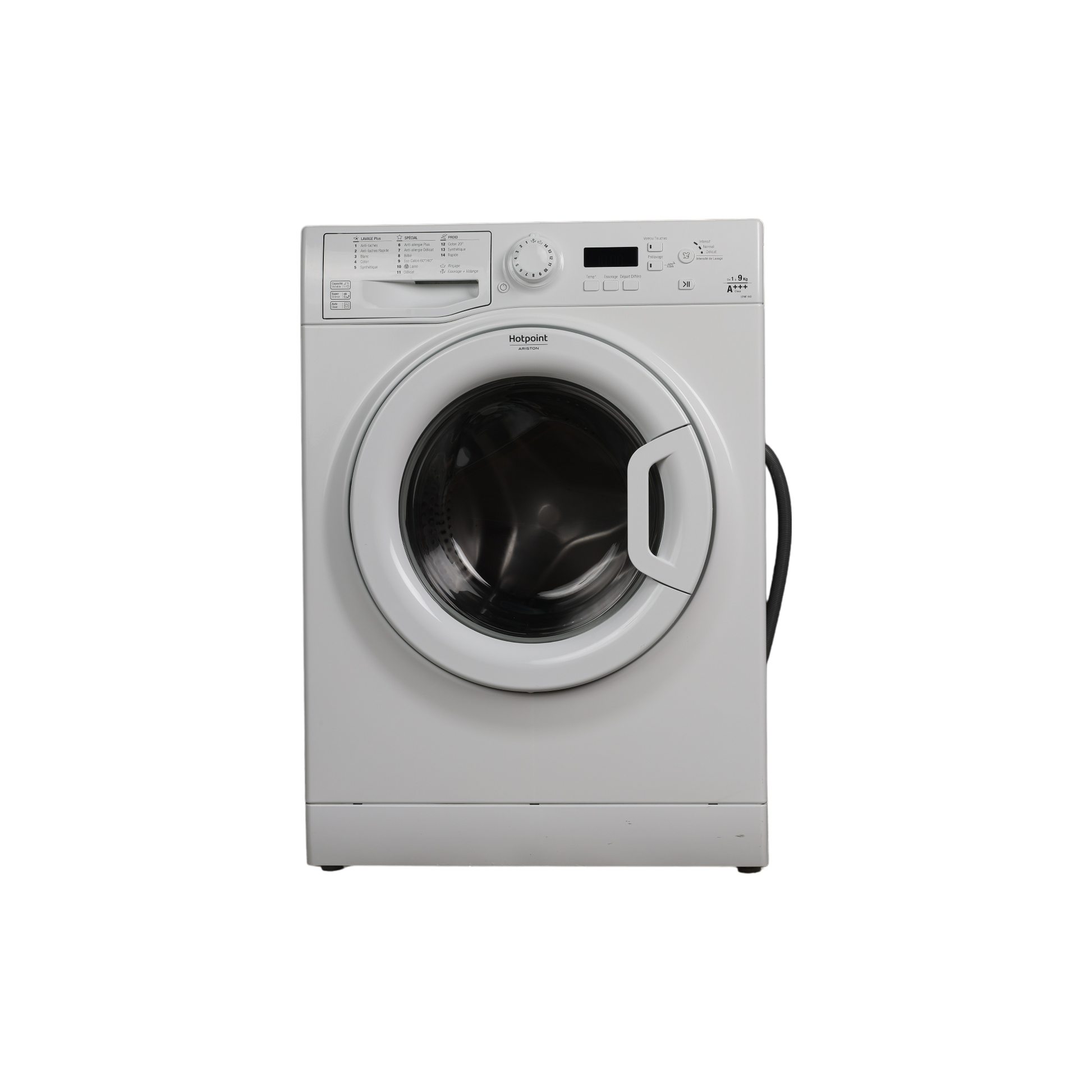 Lave-Linge Hublot 9 kg Reconditionné HOTPOINT EFMF 943 FR : vue de face