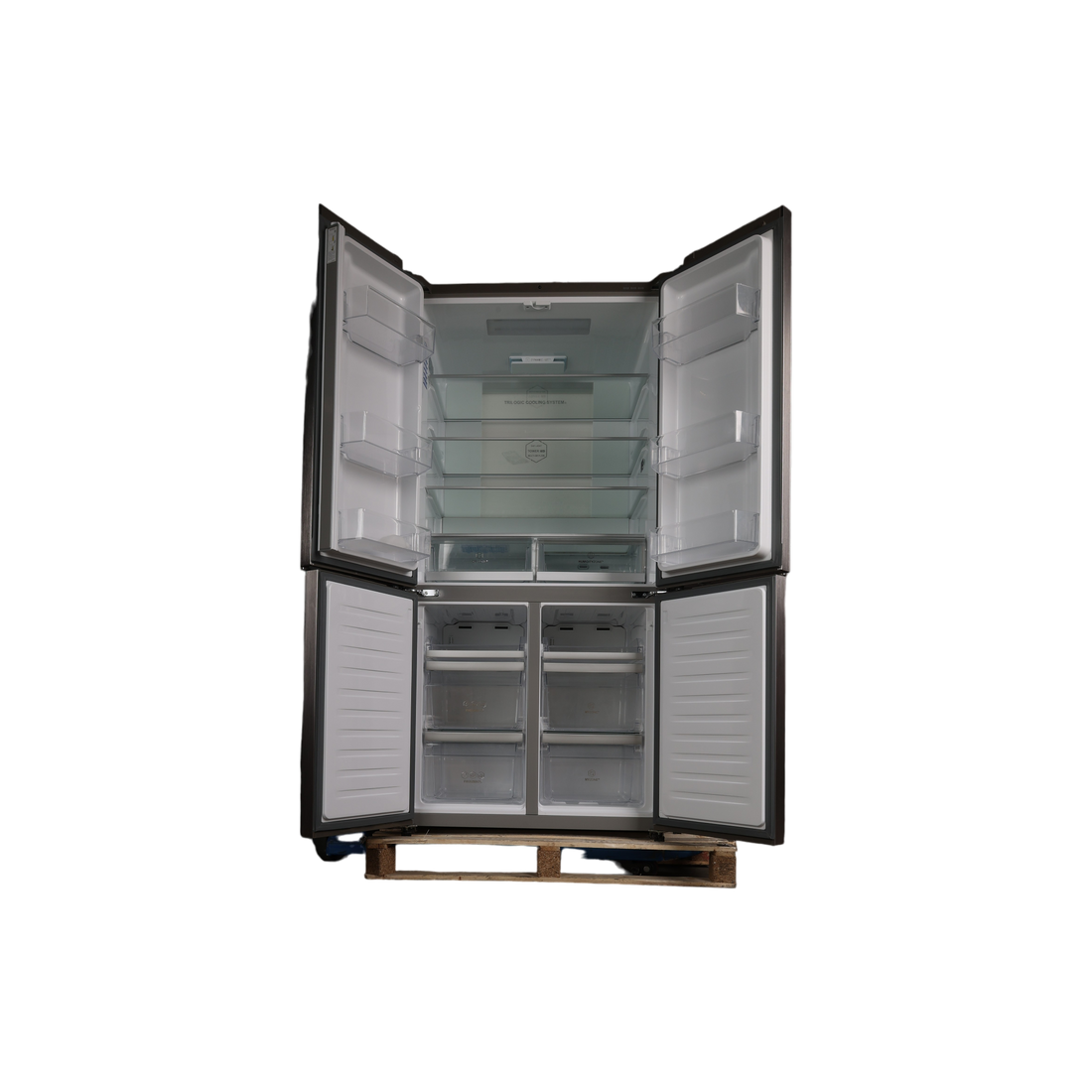 Réfrigérateur Multi-Portes 628 L Reconditionné HAIER HTF-610DM7 : vue de l'intérieur