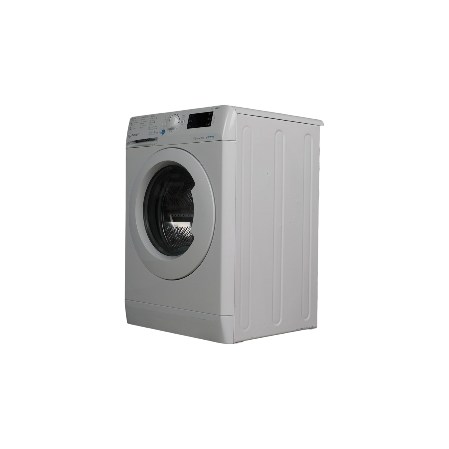 Lave-Linge Hublot 7 kg Reconditionné INDESIT BWE71484XWFRN : vue du côté droit