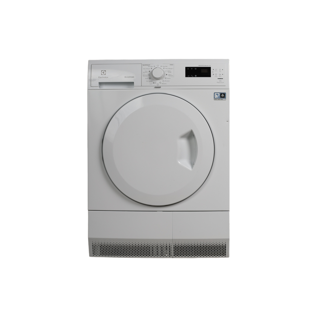 Seche-Linge Pompe À Chaleur 7 kg Reconditionné ELECTROLUX EDH3675PDW : vue de face
