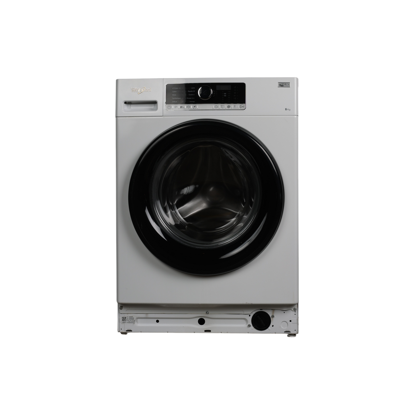 Lave-Linge Hublot 8 kg Reconditionné WHIRLPOOL ZEN8 : vue de face