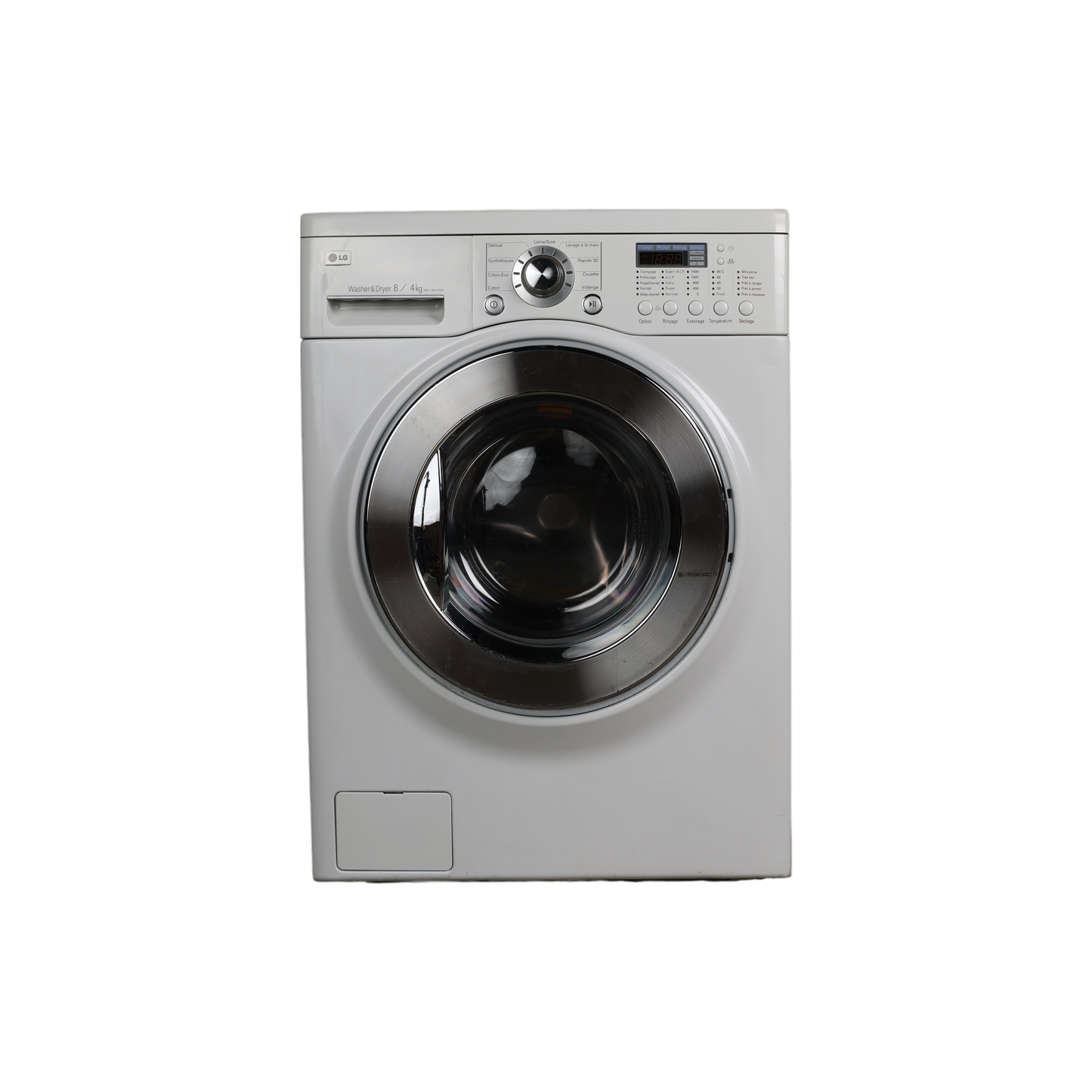 Lave-Linge Sechant 8 kg Reconditionné LG WD14311RDK : vue de face