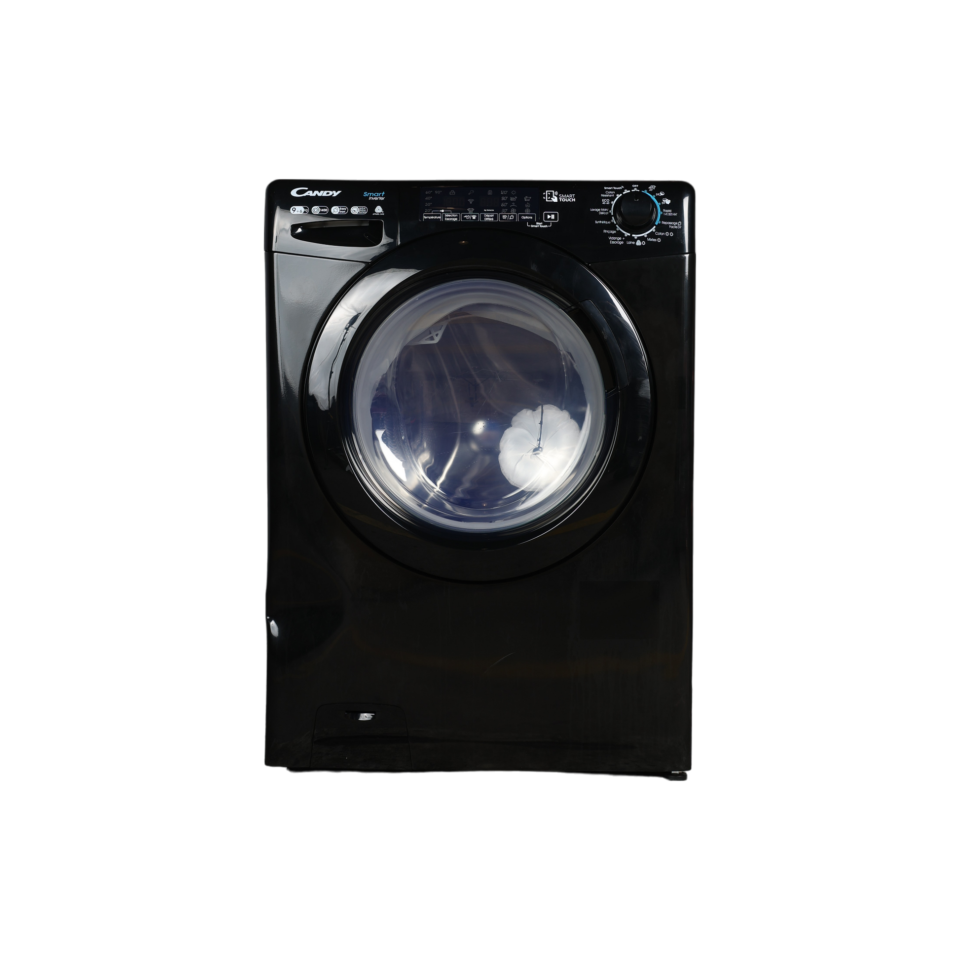 Lave-Linge Sechant 9 kg Reconditionné CANDY CSWS496TWMBBE-47 : vue de face