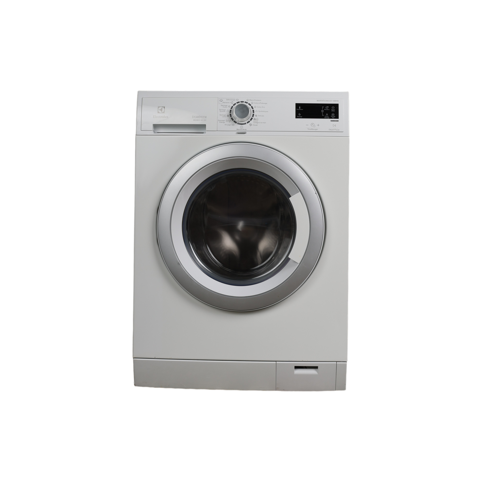 Lave-Linge Sechant 8 kg Reconditionné ELECTROLUX EWW1486HDW : vue de face