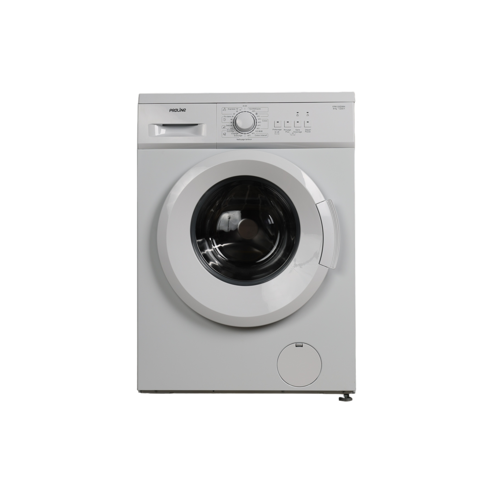 Lave-Linge Hublot 6 kg Reconditionné PROLINE FP6120DWH : vue de face