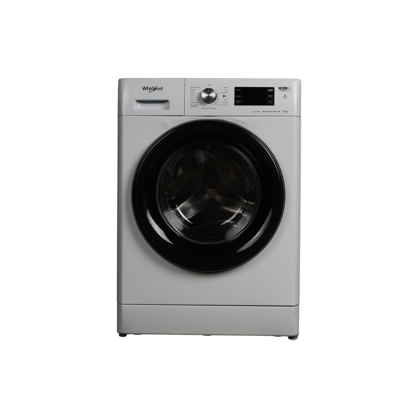 Lave-Linge Hublot 9 kg Reconditionné WHIRLPOOL FFBB9489BVFR : vue de face