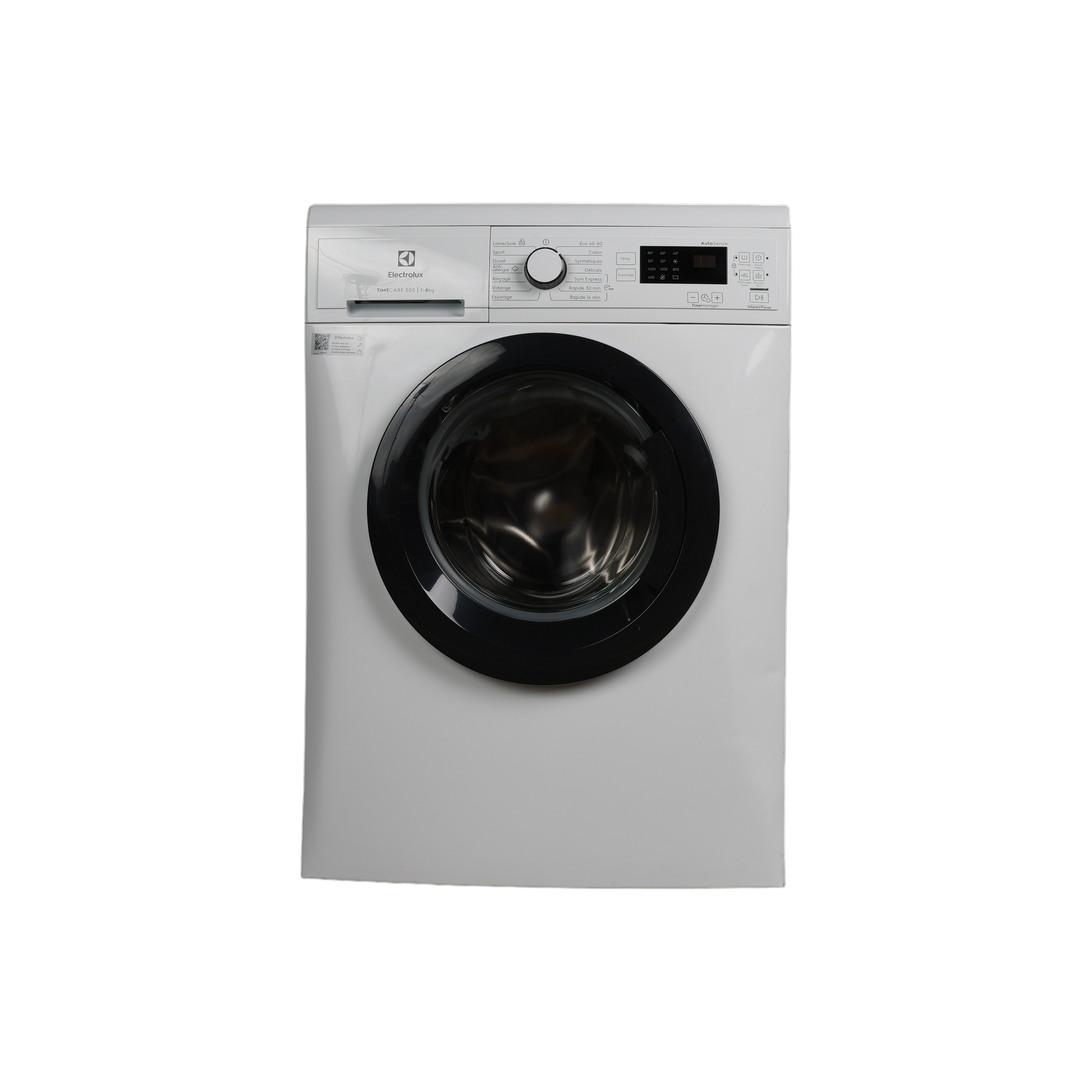 Lave-Linge Hublot 8 kg Reconditionné ELECTROLUX EW2F7814FA : vue de face