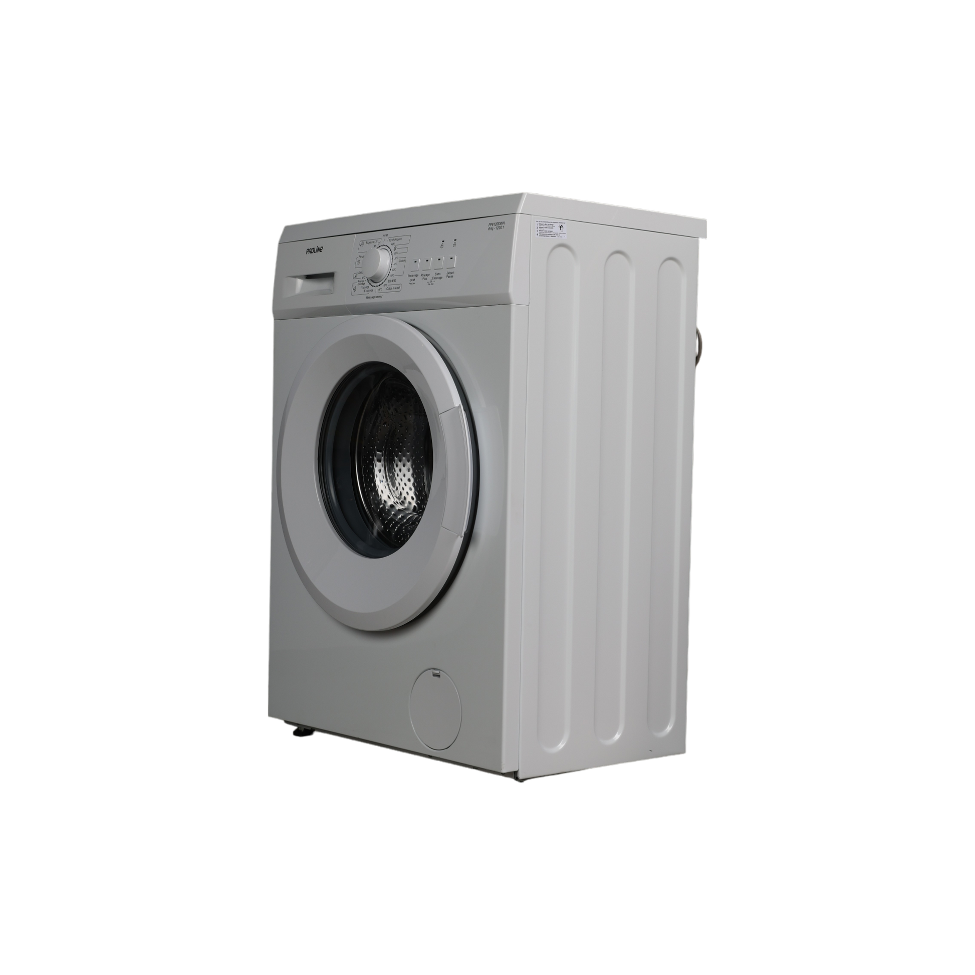 Lave-Linge Hublot 6 kg Reconditionné PROLINE FP6120DWH : vue du côté droit