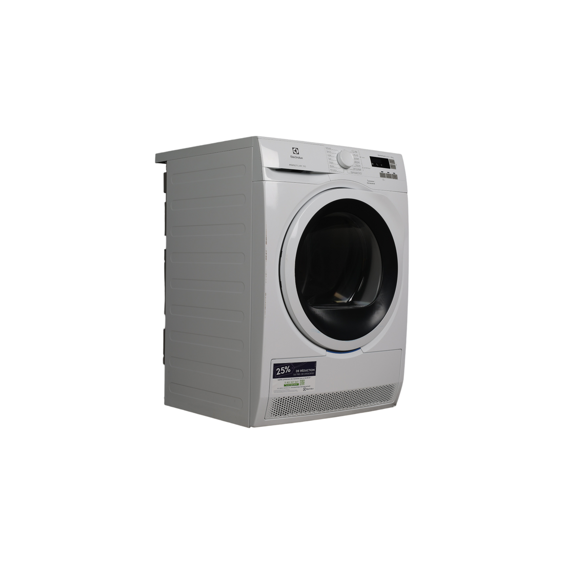 Seche-Linge Pompe À Chaleur 8 kg Reconditionné ELECTROLUX EW7H6824RB : vue du côté gauche