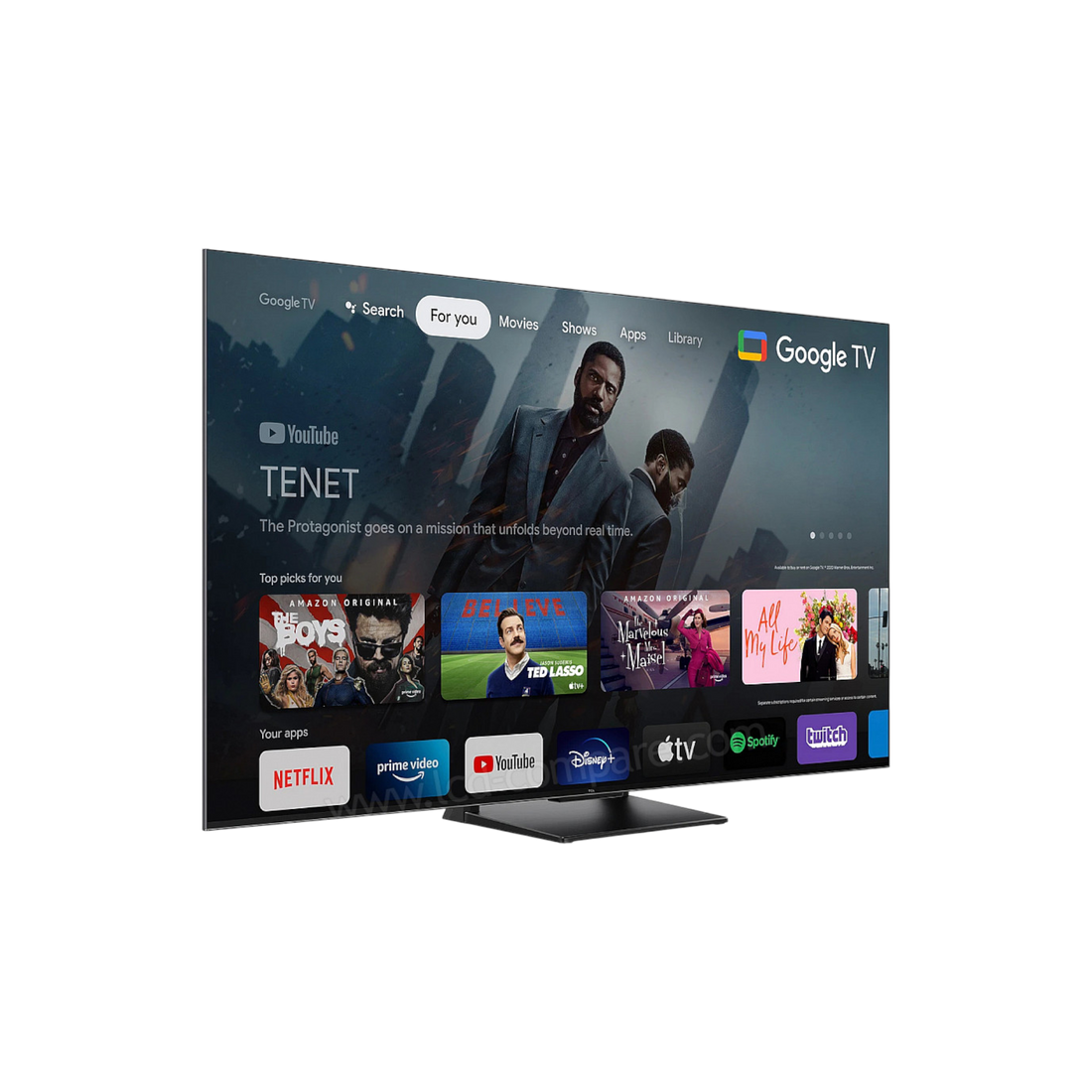 Téléviseur Led  Reconditionné TCL 55C749 139 CM (55") : vue de face