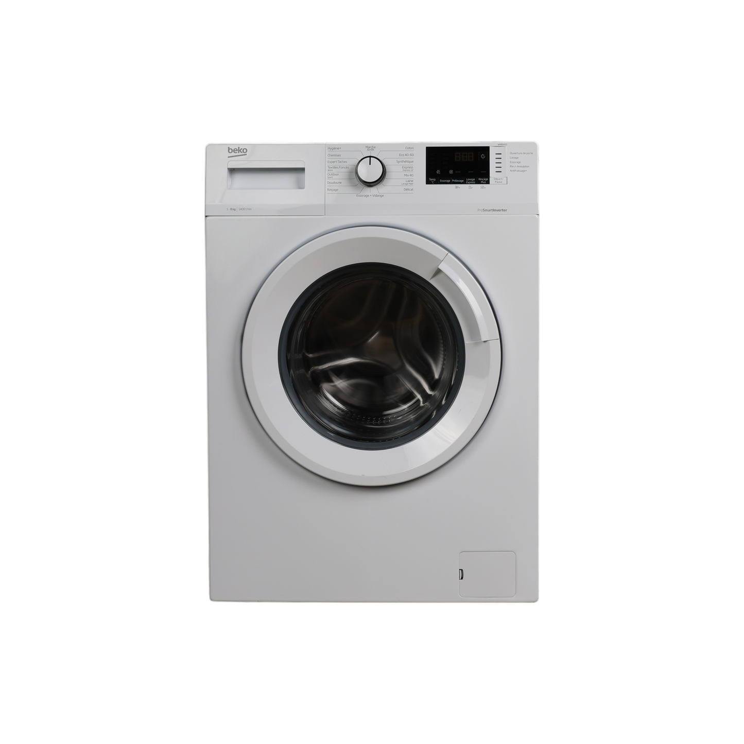 Lave-Linge Hublot 8 kg Reconditionné BEKO WMB8455 : vue de face