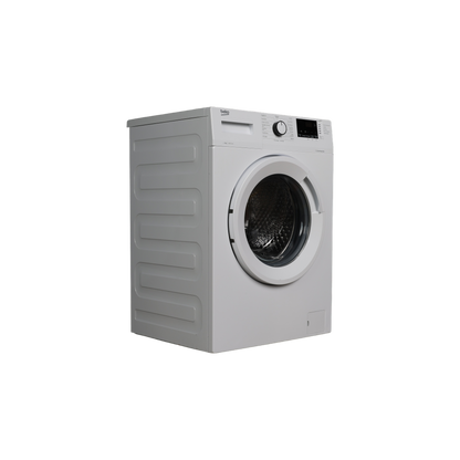 Lave-Linge Hublot 8 kg Reconditionné BEKO WMB8455 : vue du côté gauche