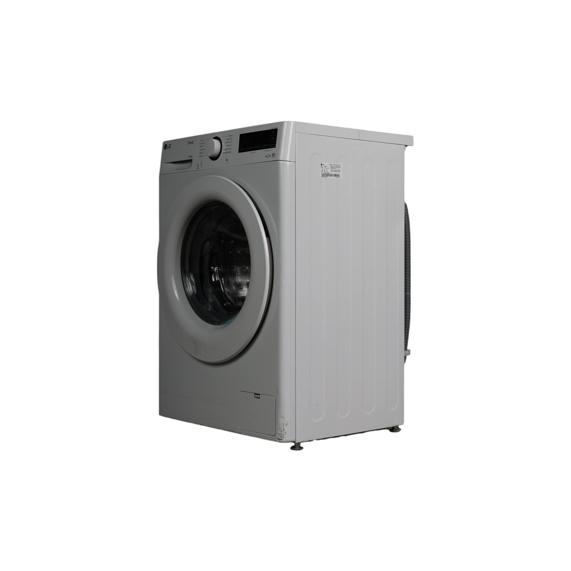 Lave-Linge Hublot 8.5 kg Reconditionné LG F82AV33WH : vue du côté droit