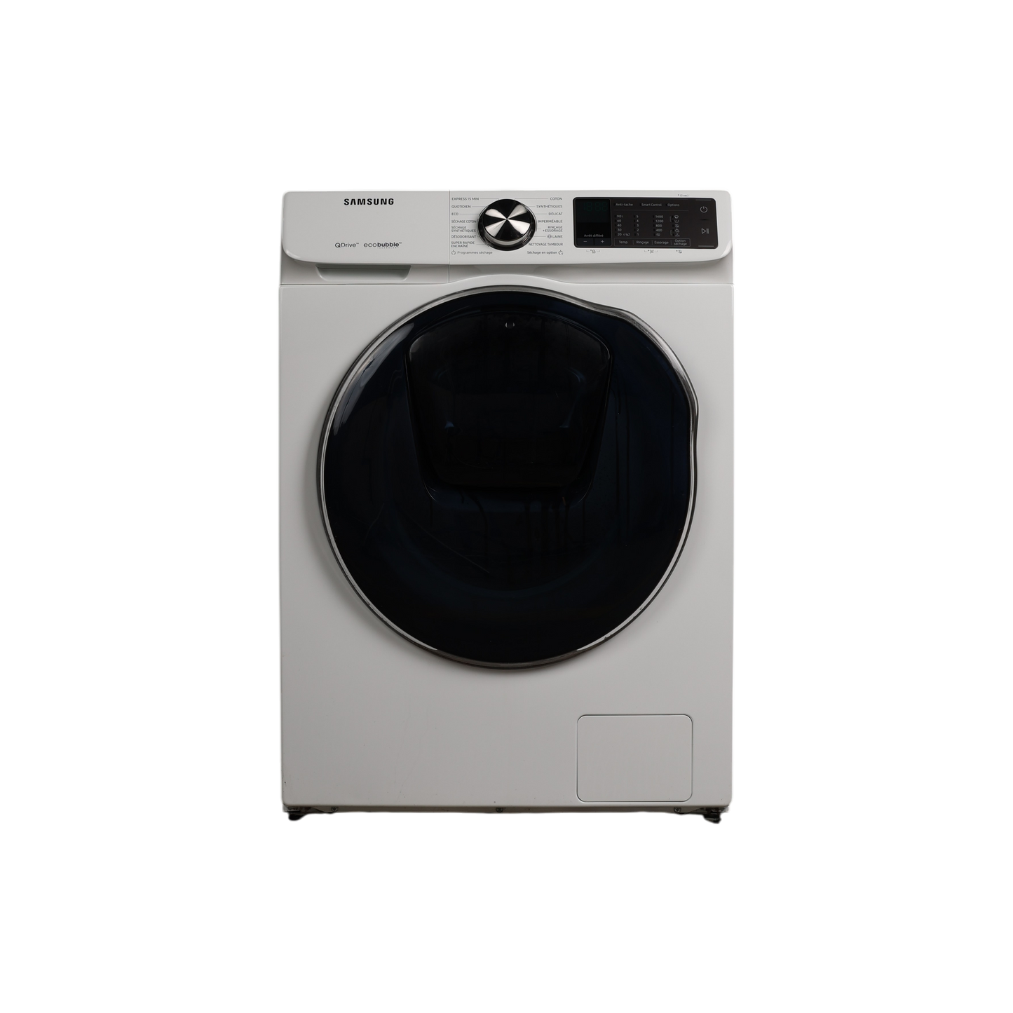 Lave-Linge Sechant 8 kg Reconditionné SAMSUNG WD80N645OOM : vue de face