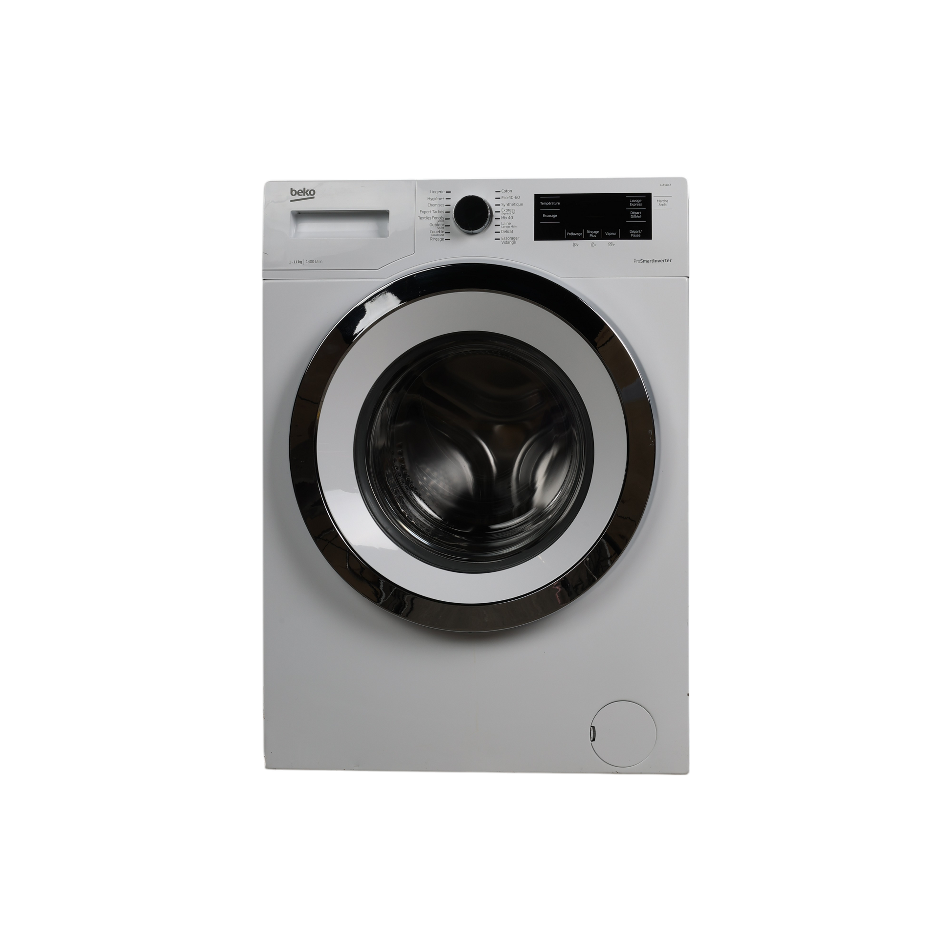 Lave-Linge Hublot 11 kg Reconditionné BEKO LLF11W2 : vue de face