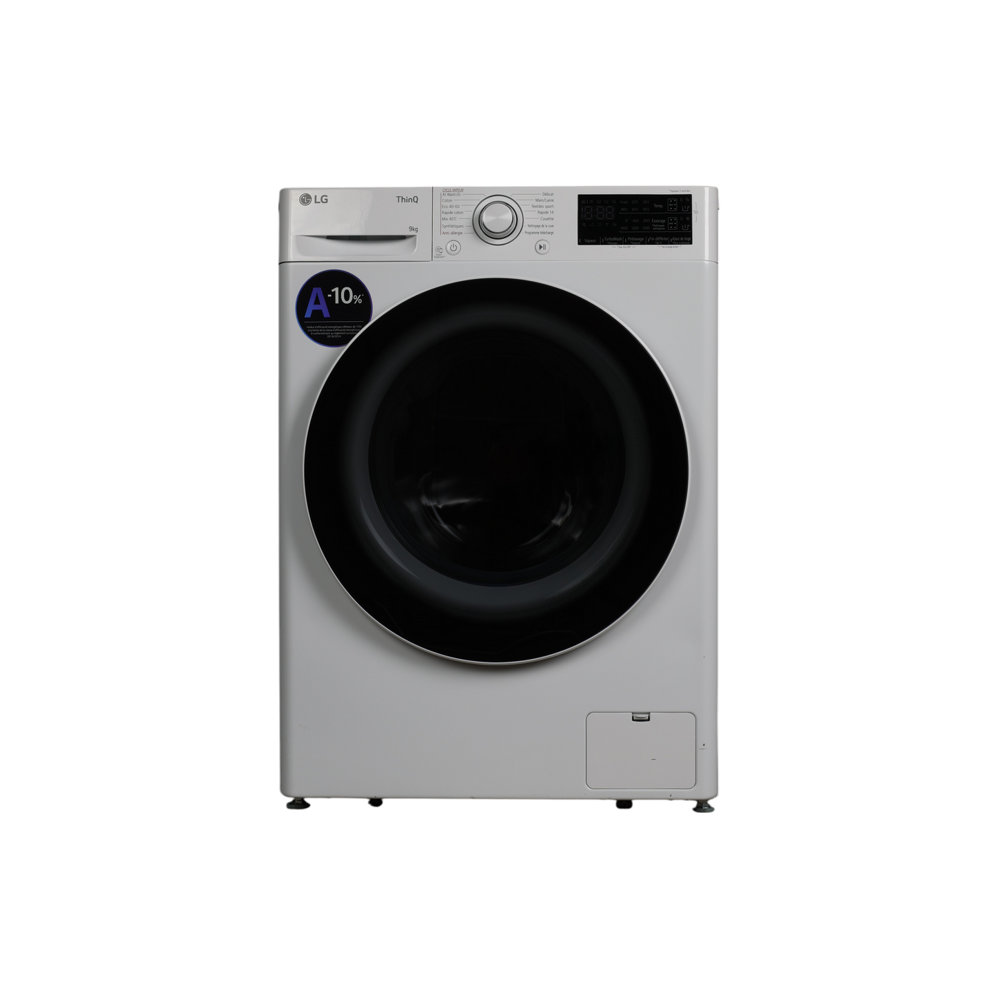 Lave-Linge Hublot 9 kg Reconditionné LG F94R30WHSA : vue de face