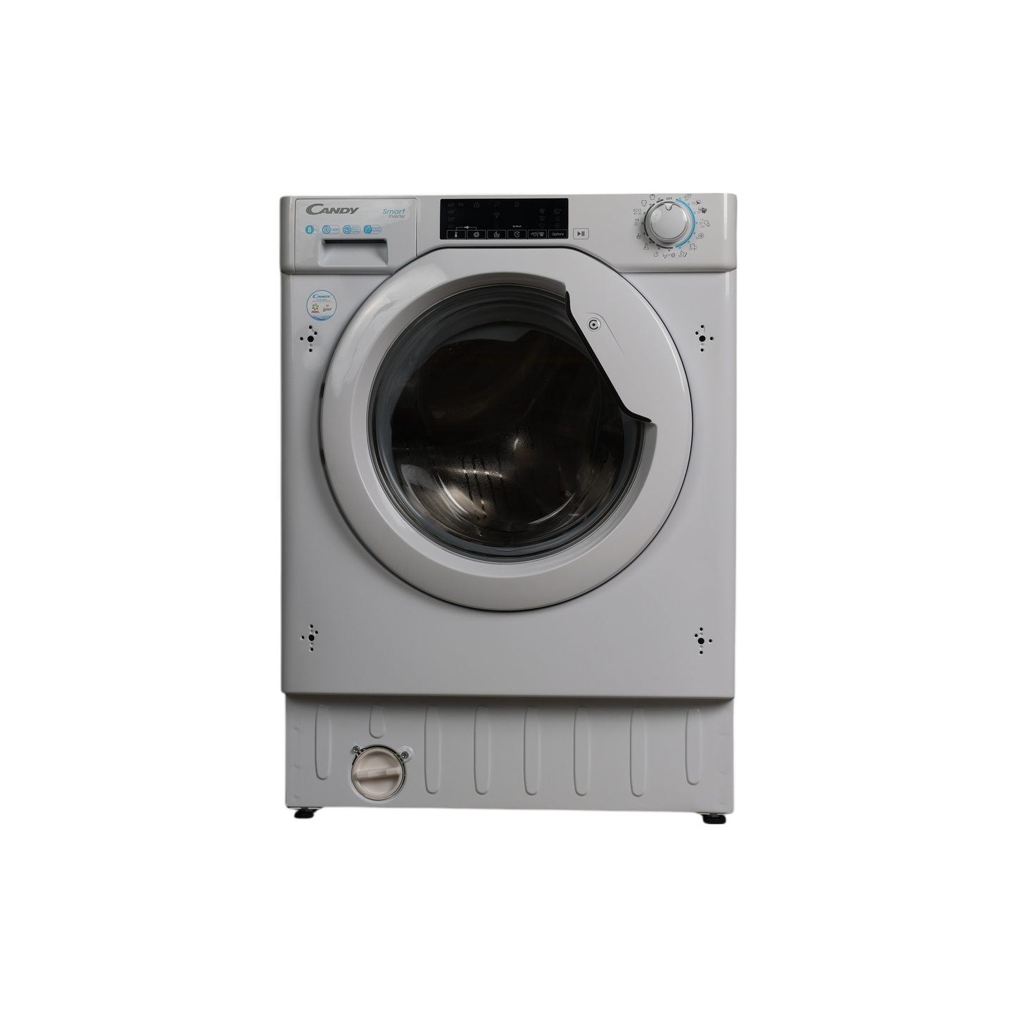 Lave-Linge Hublot 8 kg Reconditionné CANDY CBW48TWME-S : vue de face