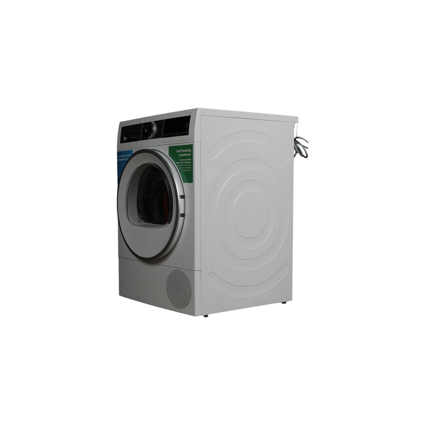 Seche-Linge Pompe À Chaleur 9 kg Reconditionné BOSCH WQG245DSFR : vue du côté droit