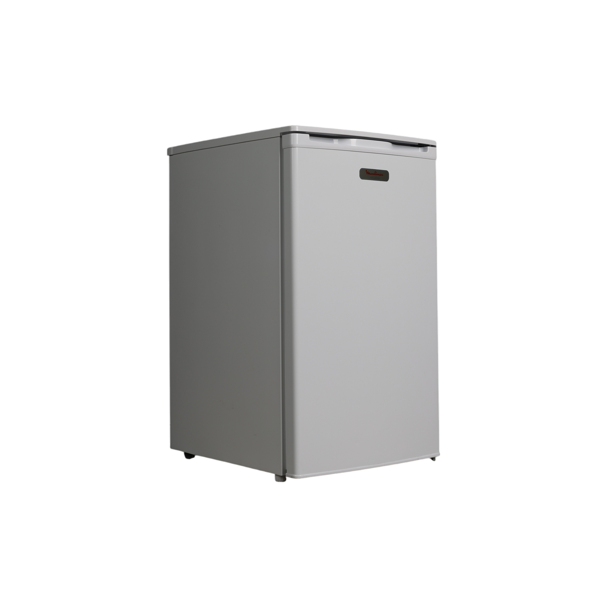 Réfrigérateur Compact 102 L Reconditionné MOULINEX MSTTR107WH : vue du côté gauche
