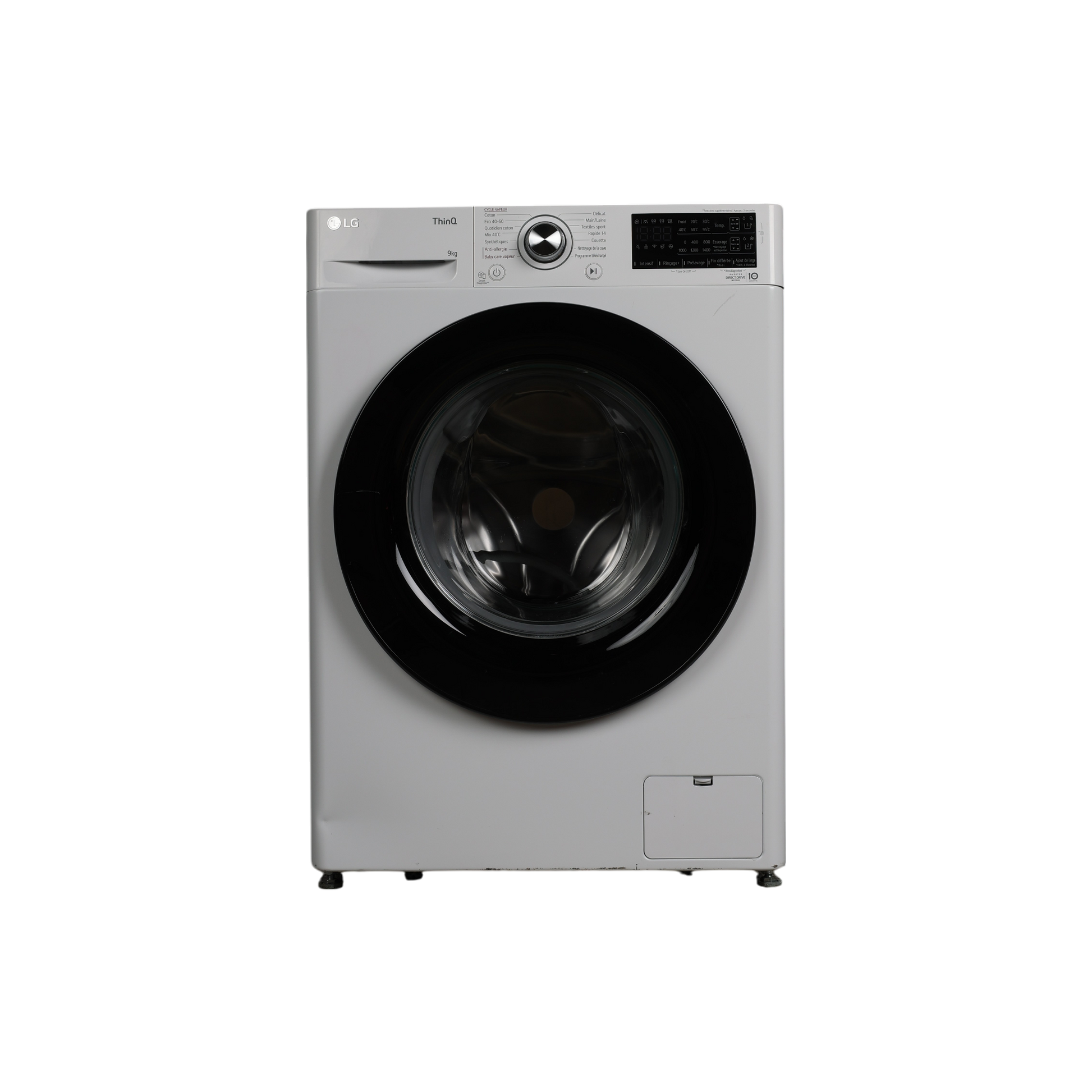 Lave-Linge Hublot 9 kg Reconditionné LG F94V35WHSA : vue de face