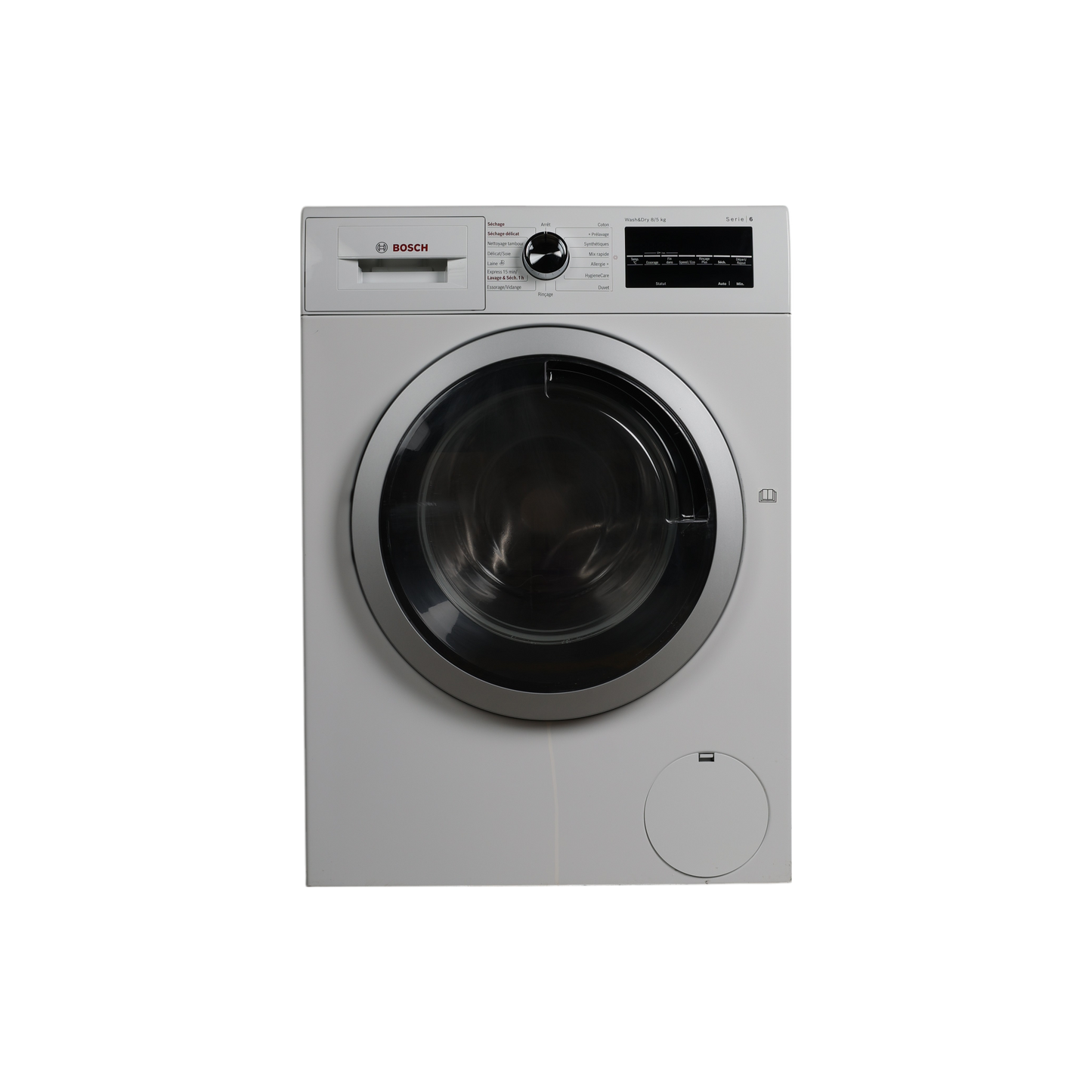 Lave-Linge Sechant 8 kg Reconditionné BOSCH WVG30461FF : vue de face