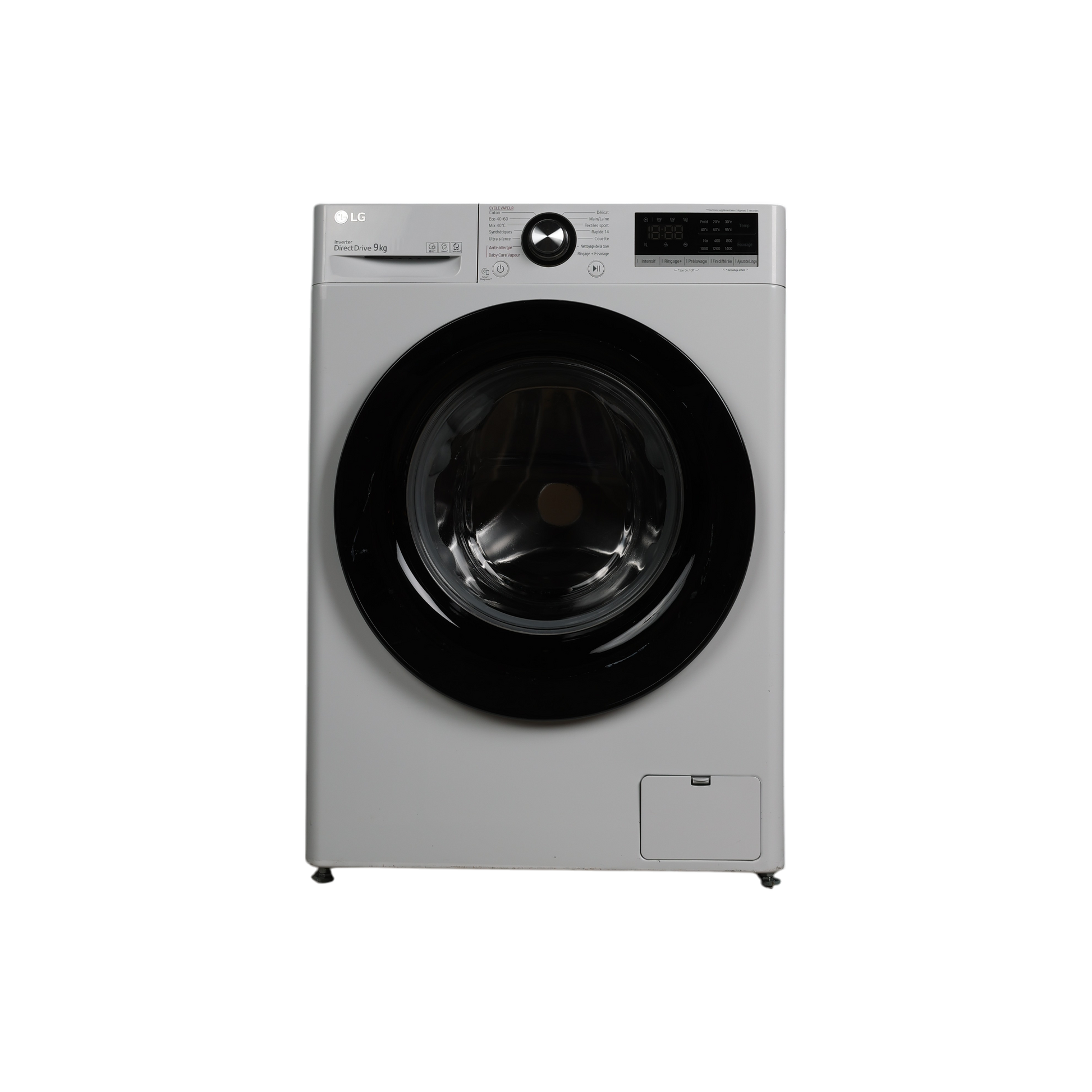 Lave-Linge Hublot 9 kg Reconditionné LG F94V35WHS : vue de face