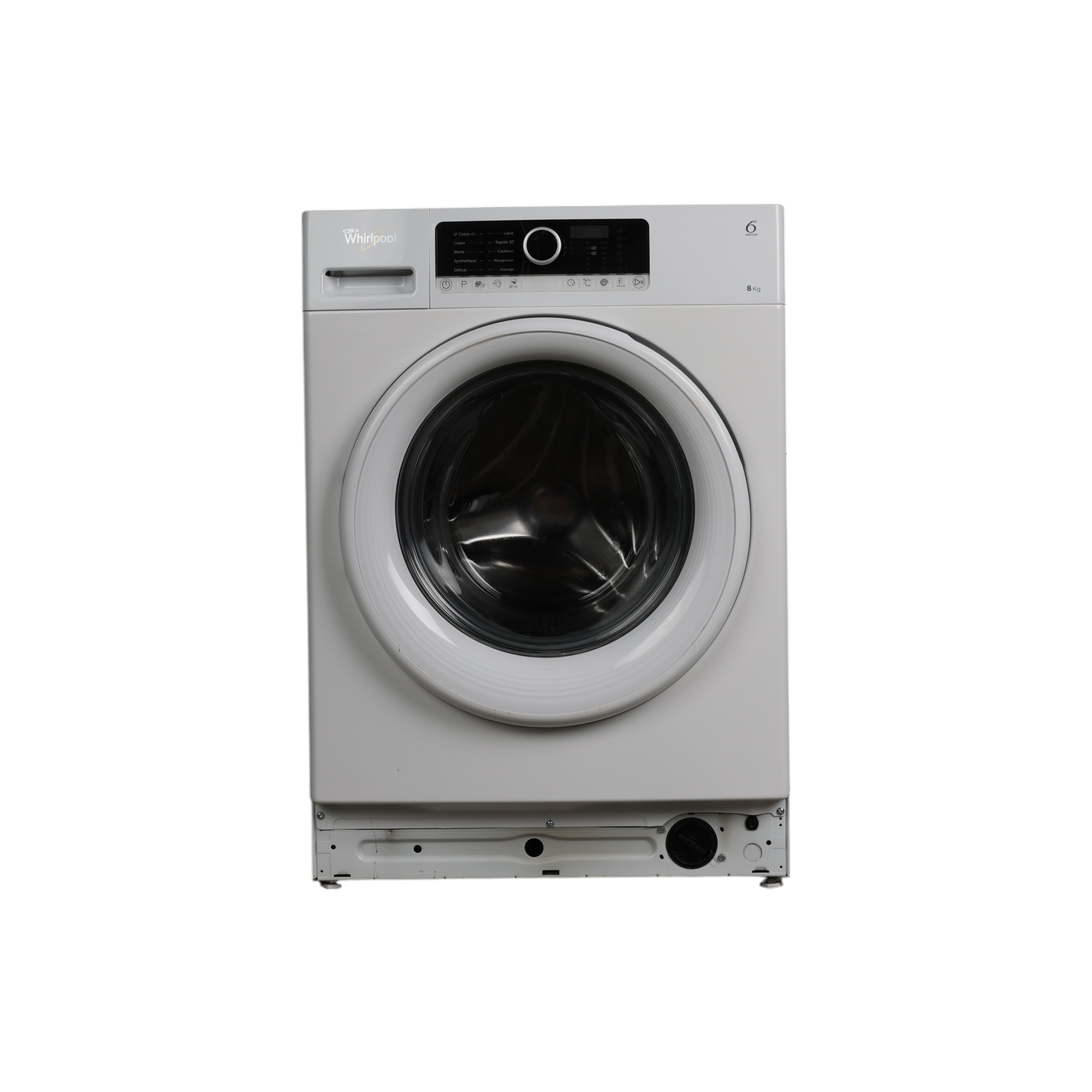 Lave-Linge Hublot 8 kg Reconditionné WHIRLPOOL FSCR80413 : vue de face