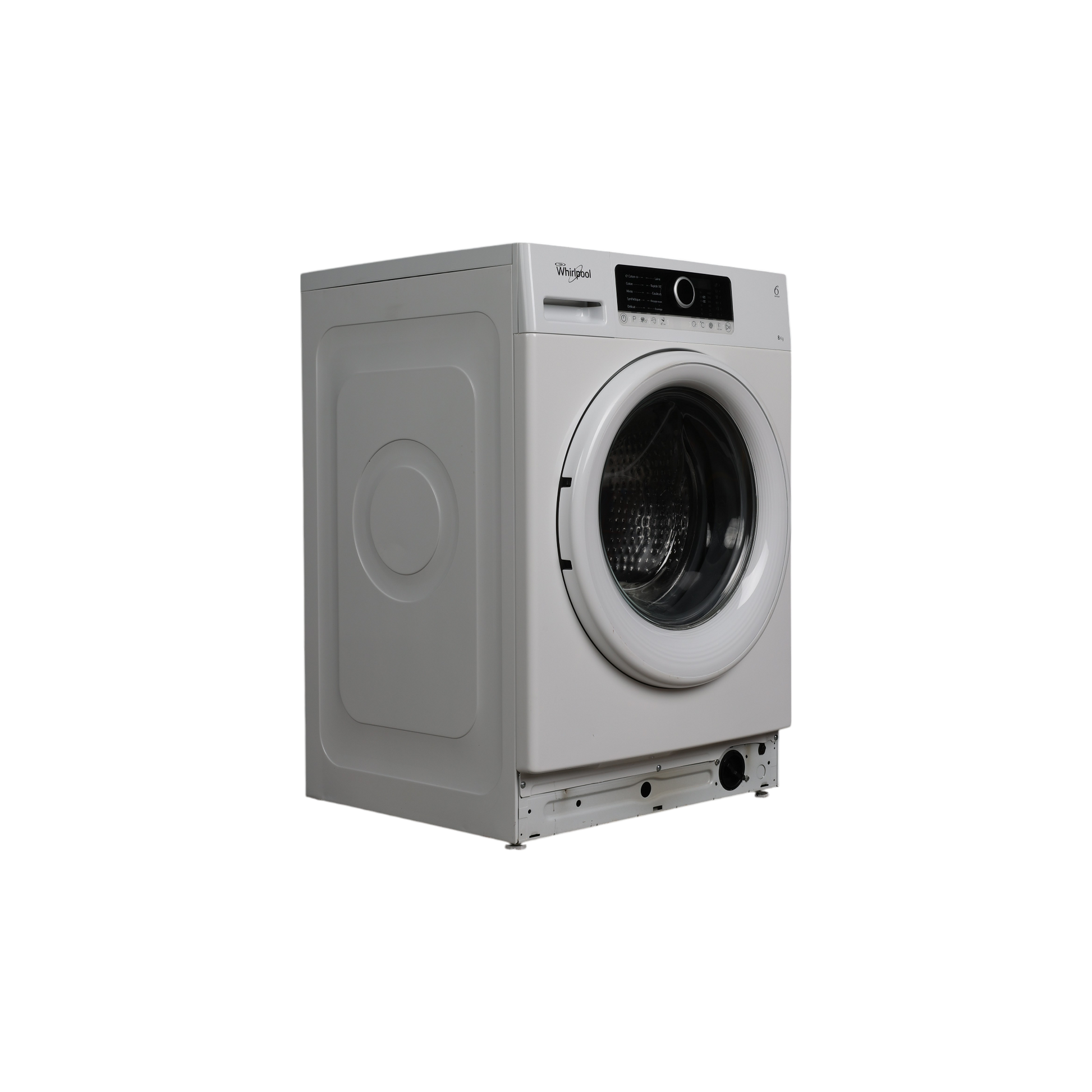 Lave-Linge Hublot 8 kg Reconditionné WHIRLPOOL FSCR80413 : vue du côté gauche