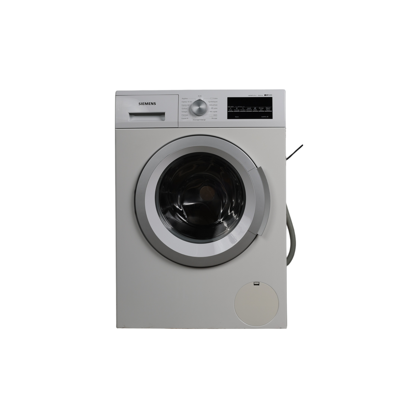 Lave-Linge Hublot 9 kg Reconditionné SIEMENS WM14T480FF : vue de face