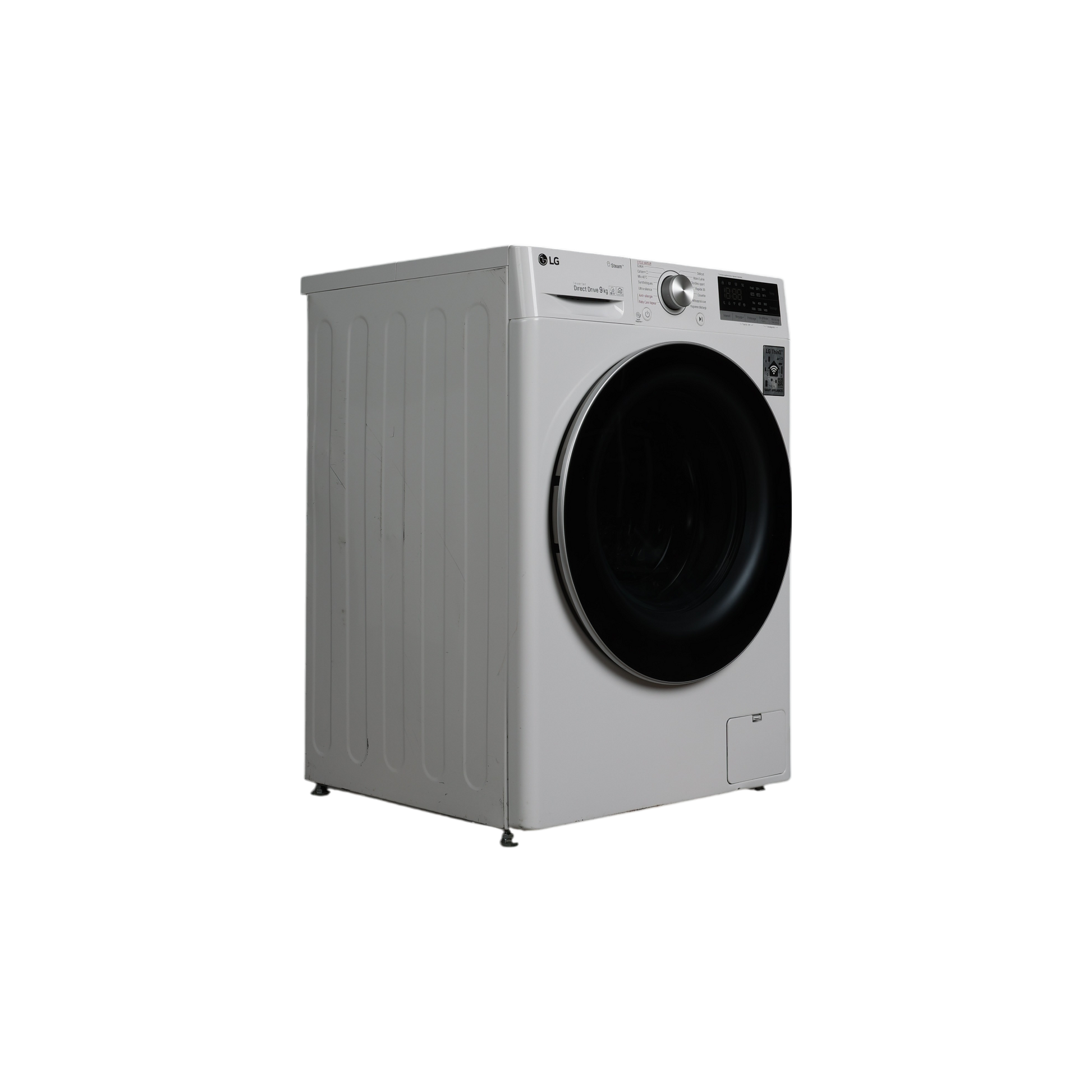 Lave-Linge Hublot 9 kg Reconditionné LG F94N51WHSB : vue du côté gauche