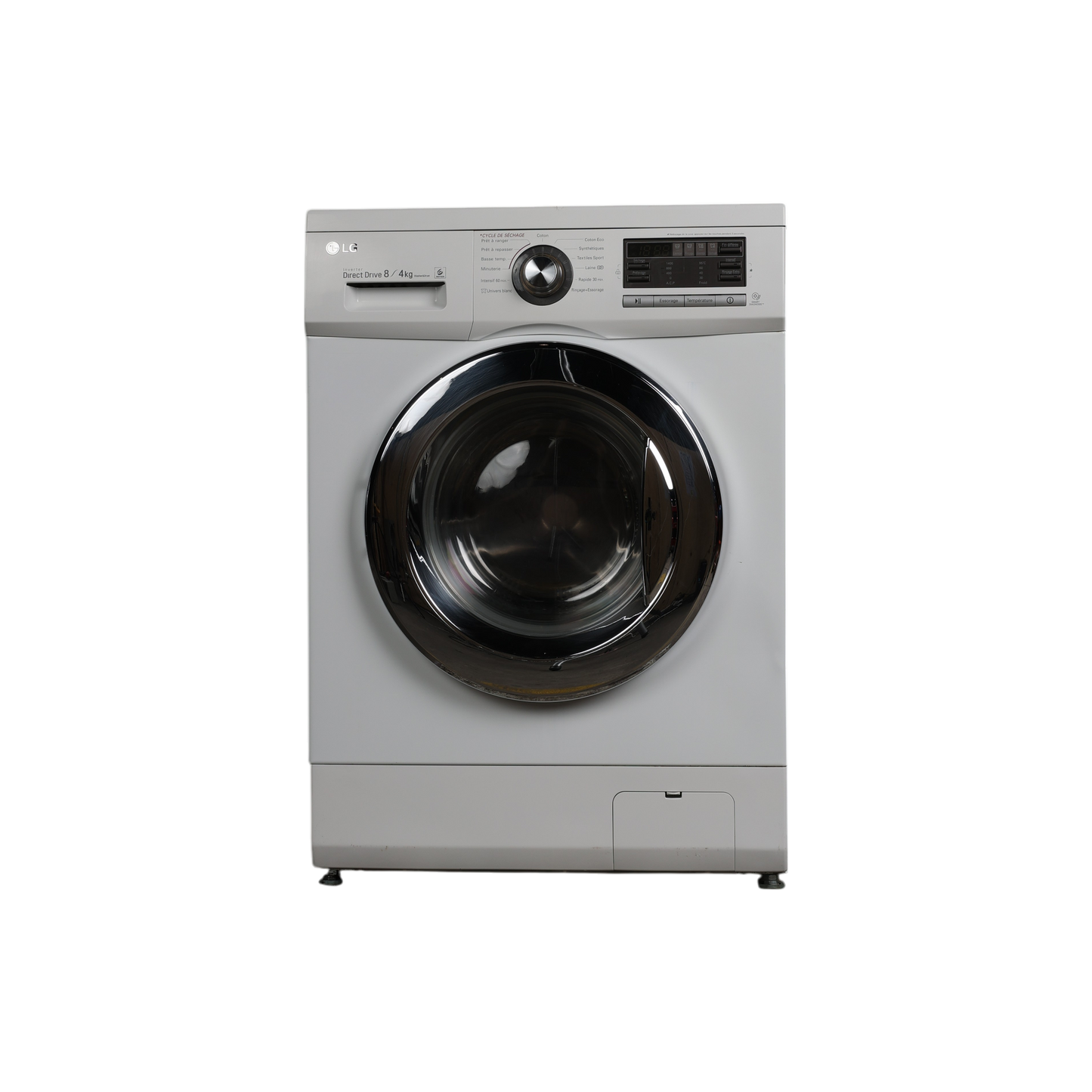 Lave-Linge Sechant 8 kg Reconditionné LG F84400WHR : vue de face