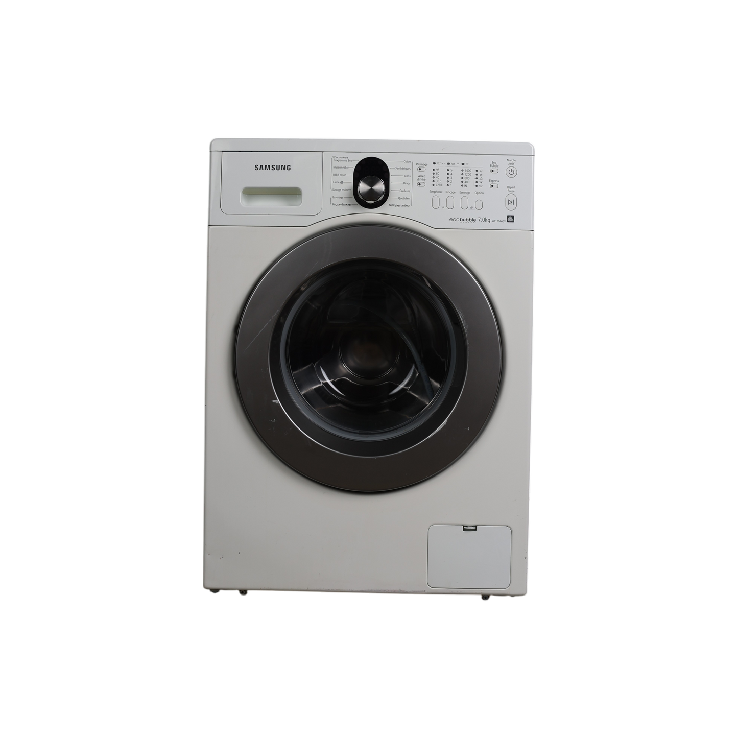 Lave-Linge Hublot 7 kg Reconditionné SAMSUNG WF1704WSV : vue de face