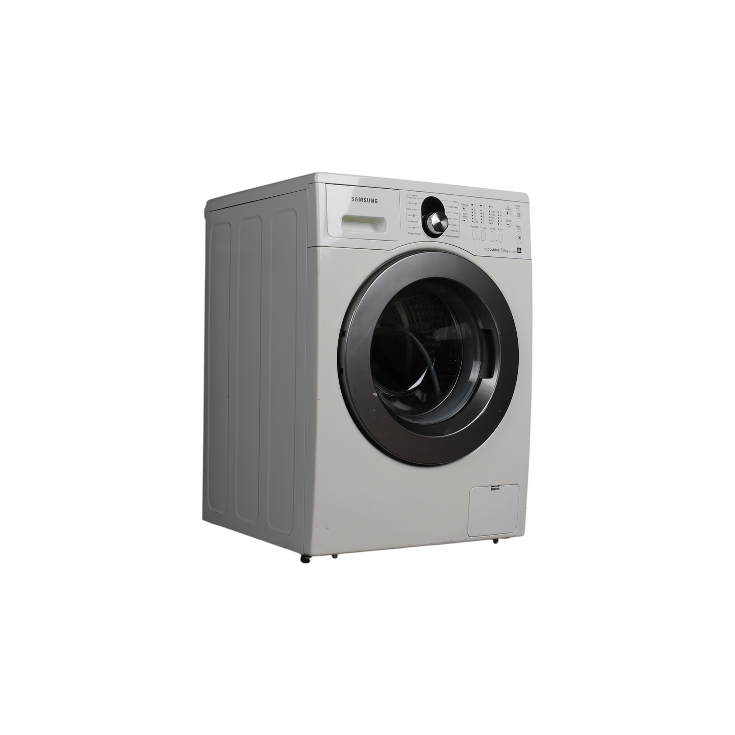 Lave-Linge Hublot 7 kg Reconditionné SAMSUNG WF1704WSV : vue du côté gauche