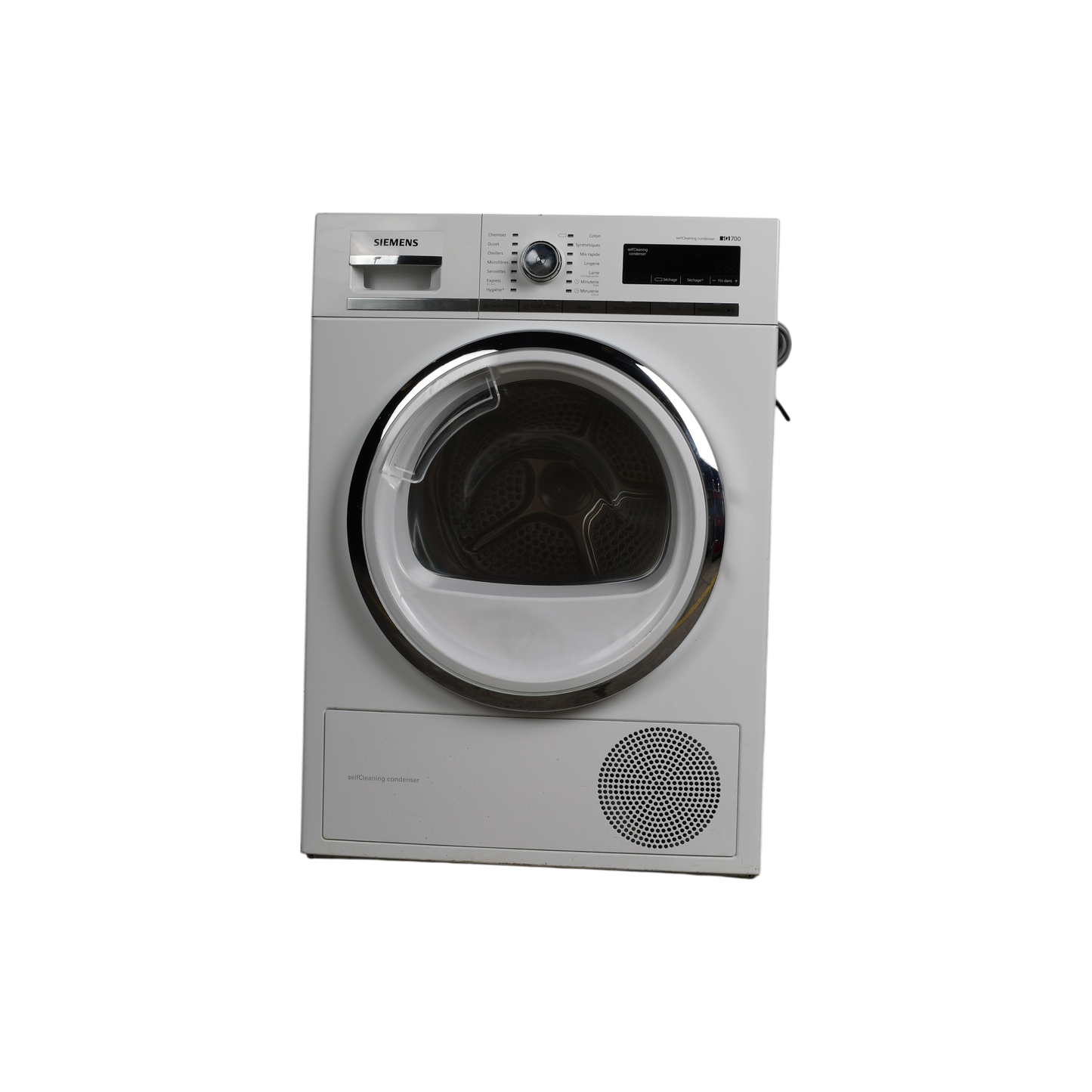 Seche-Linge Pompe À Chaleur 9 kg Reconditionné SIEMENS WT47W590FF : vue de face