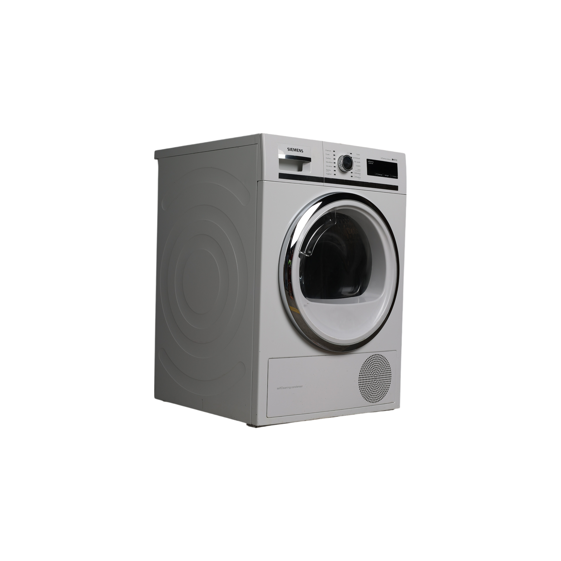 Seche-Linge Pompe À Chaleur 9 kg Reconditionné SIEMENS WT47W590FF : vue du côté gauche