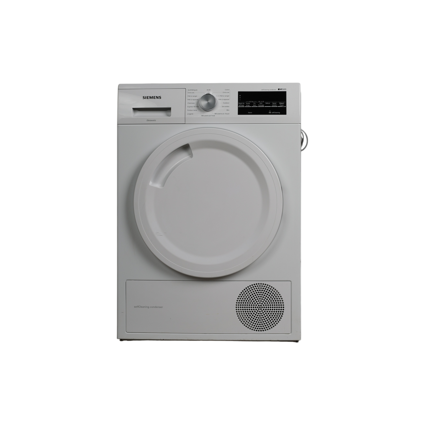 Seche-Linge Pompe À Chaleur 8 kg Reconditionné SIEMENS WT45W408FF : vue de face