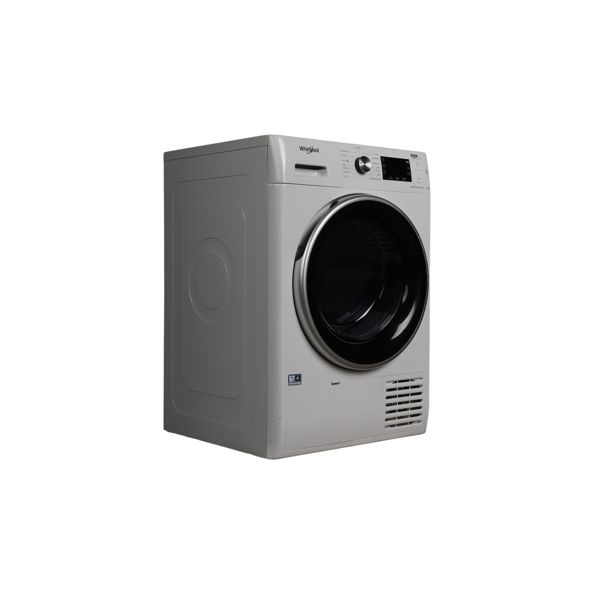 Seche-Linge Pompe À Chaleur 9 kg Reconditionné WHIRLPOOL FFTDM229X2BSFR : vue du côté gauche