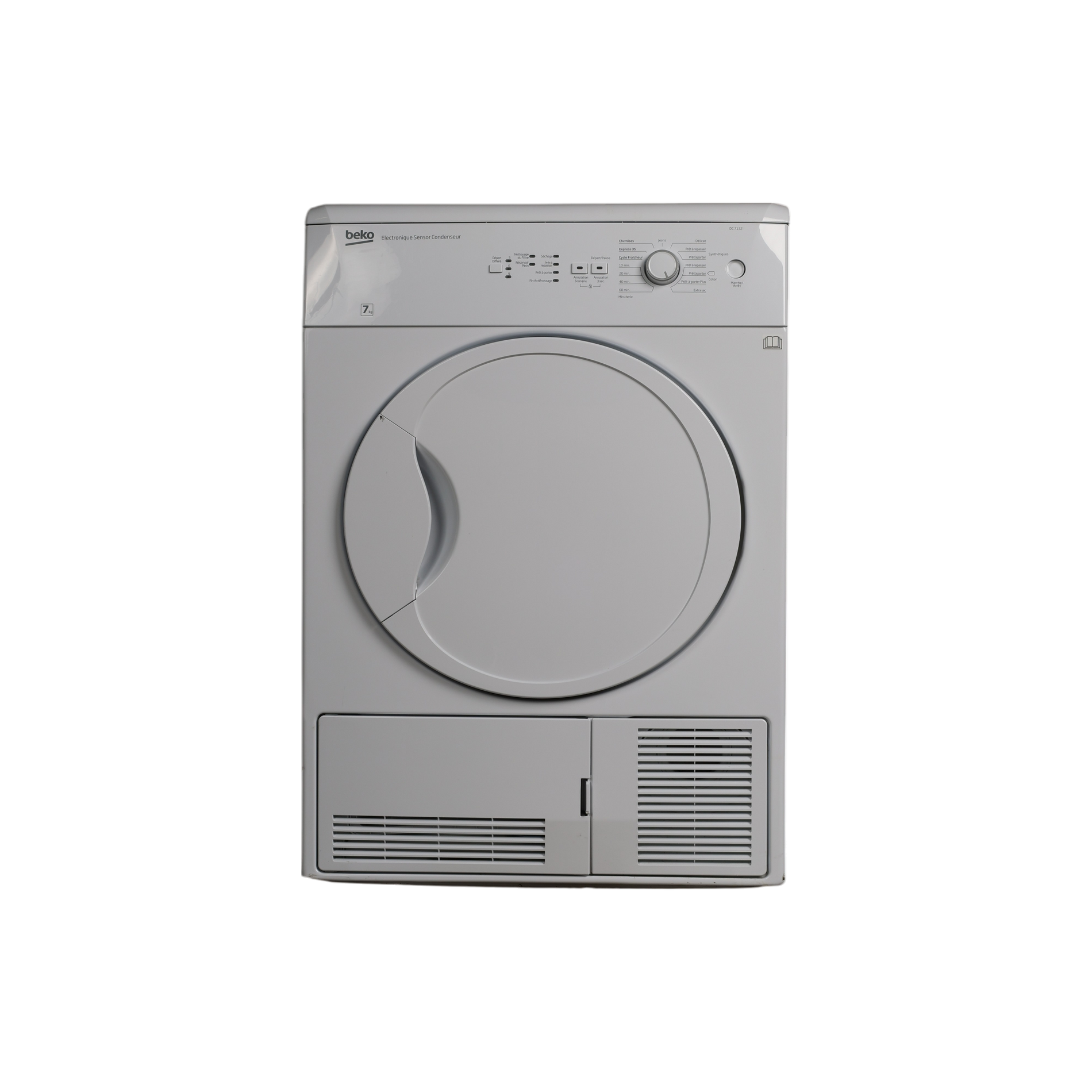 Seche-Linge Condensation 7 kg Reconditionné BEKO DC7132 : vue de face