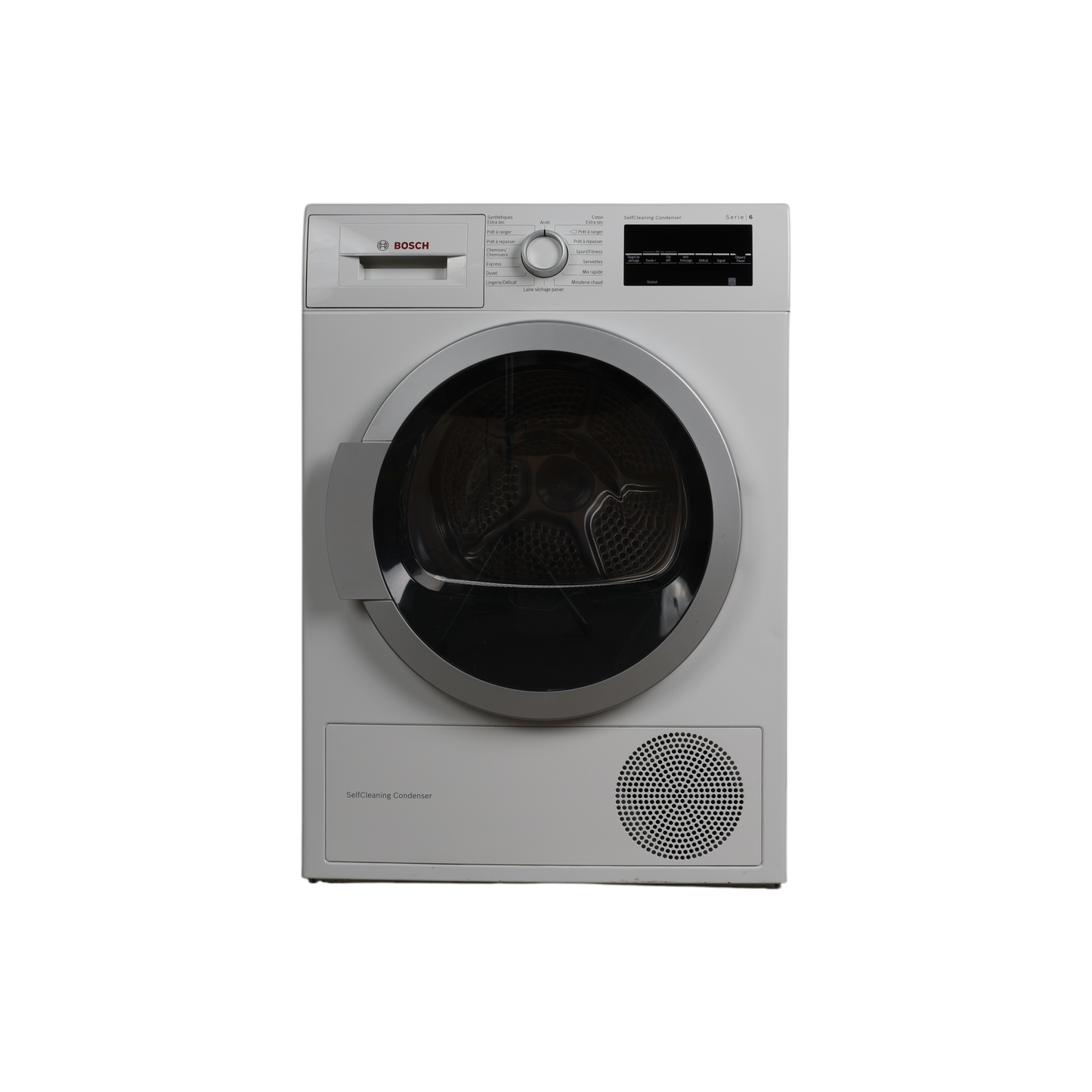 Seche-Linge Pompe À Chaleur 8 kg Reconditionné BOSCH WTW87460FF : vue de face