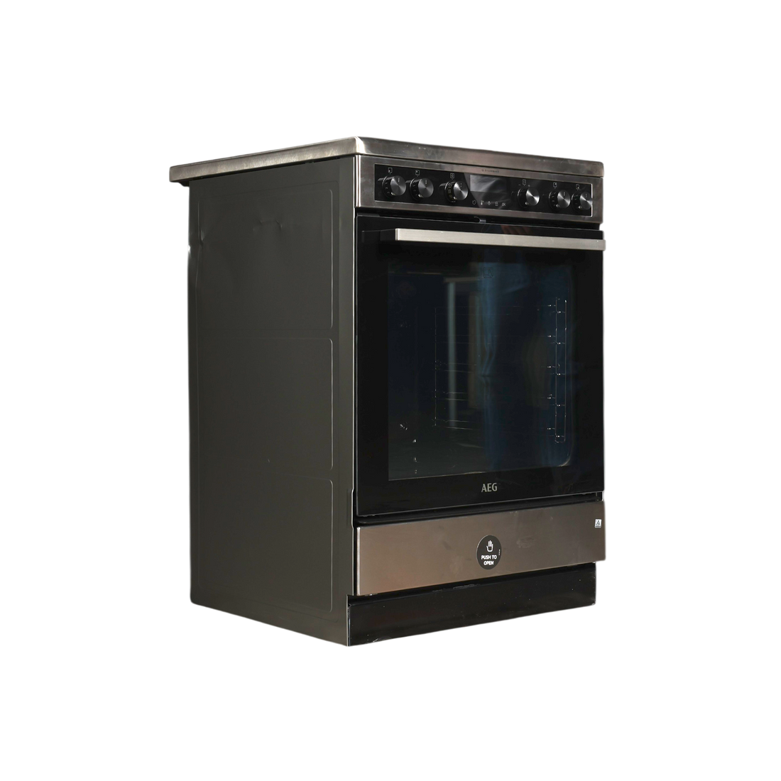 Cuisinière Vitrocéramique 73 L Reconditionné AEG CCB6692APM : vue du côté droit