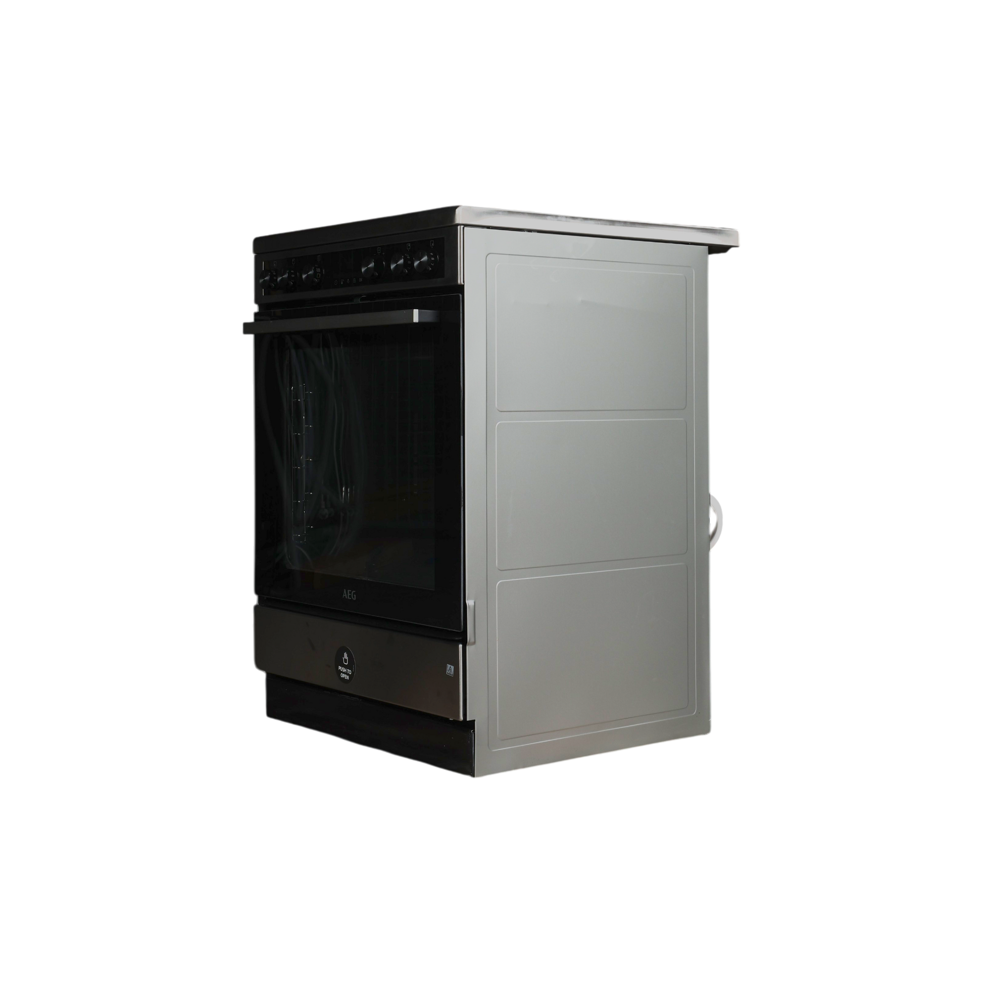 Cuisinière Vitrocéramique 73 L Reconditionné AEG CCB6692APM : vue du côté gauche