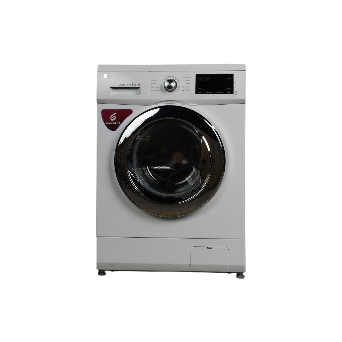 Lave-Linge Hublot 8 kg Reconditionné LG F84M22WH : vue de face