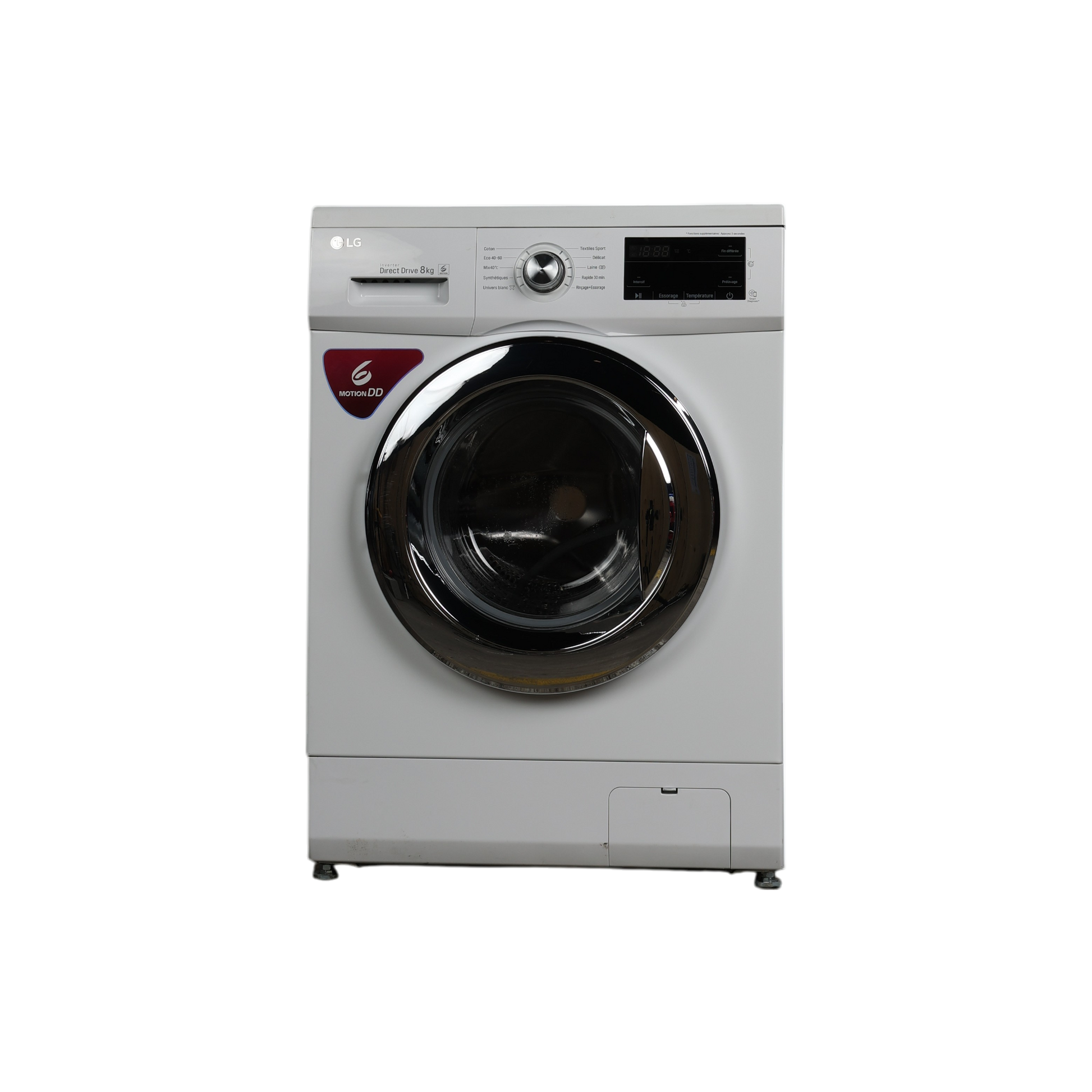 Lave-Linge Hublot 8 kg Reconditionné LG F84M22WH : vue de face