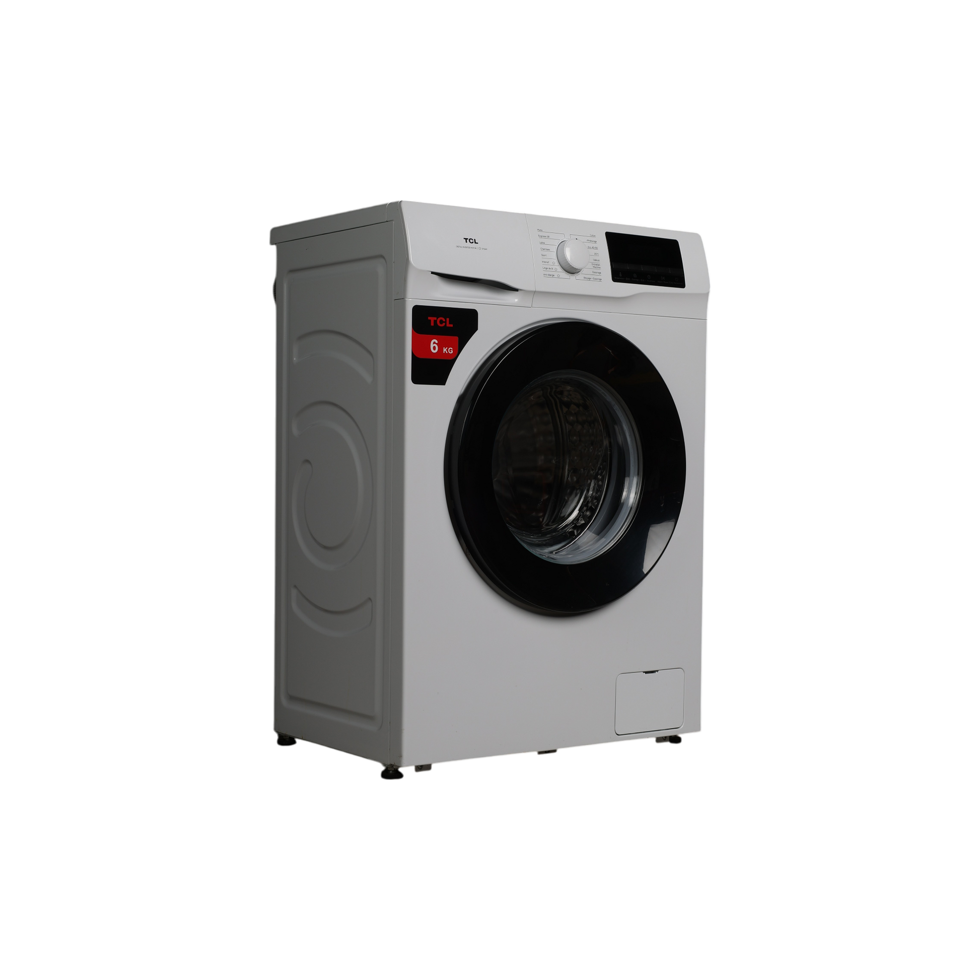 Lave-Linge Hublot 6 kg Reconditionné TCL FF0612WB0FR : vue du côté gauche